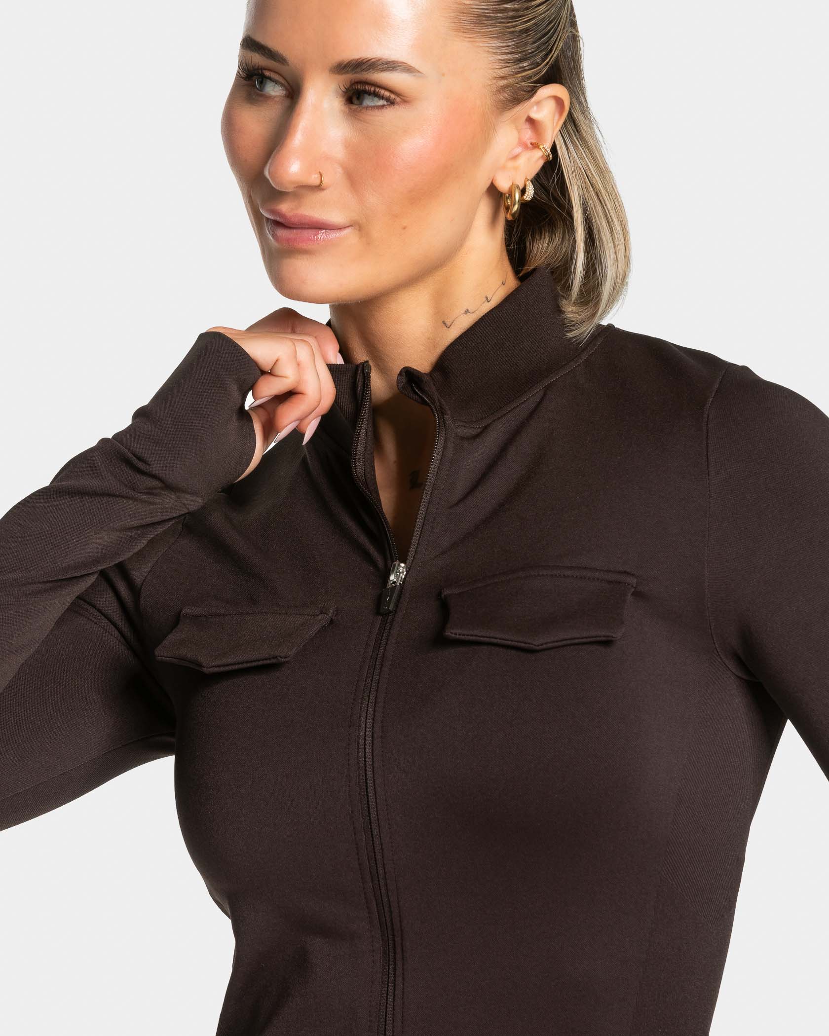 Lift Cargo Zip Jacke "Dark Chocolate" - Image 4