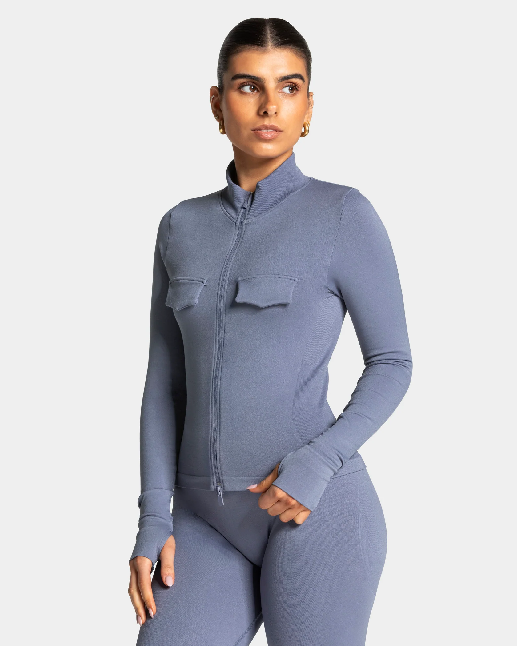 Lift Cargo Zip Jacke "Stahlblau"