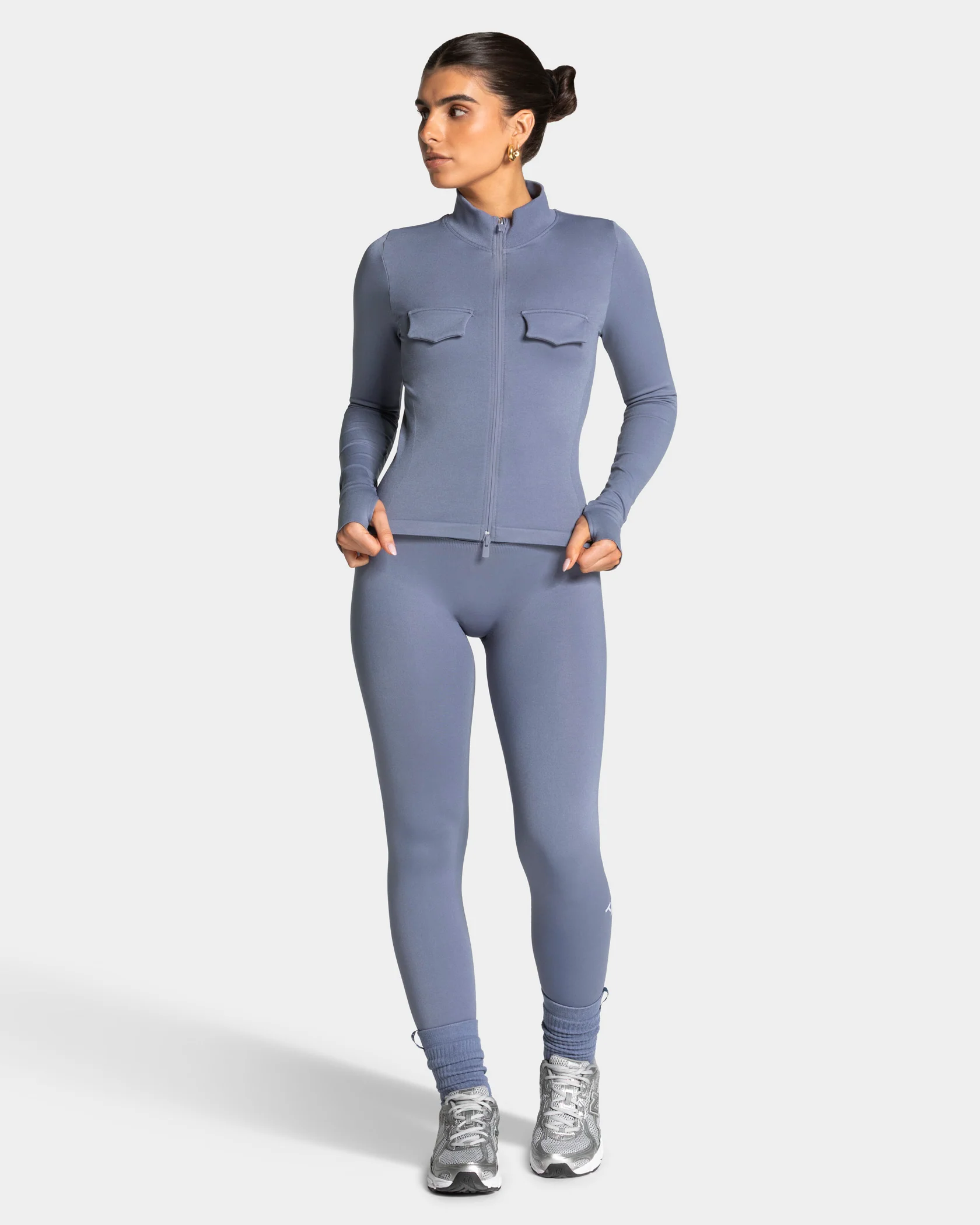 Lift Cargo Zip Jacke "Stahlblau" - Image 3