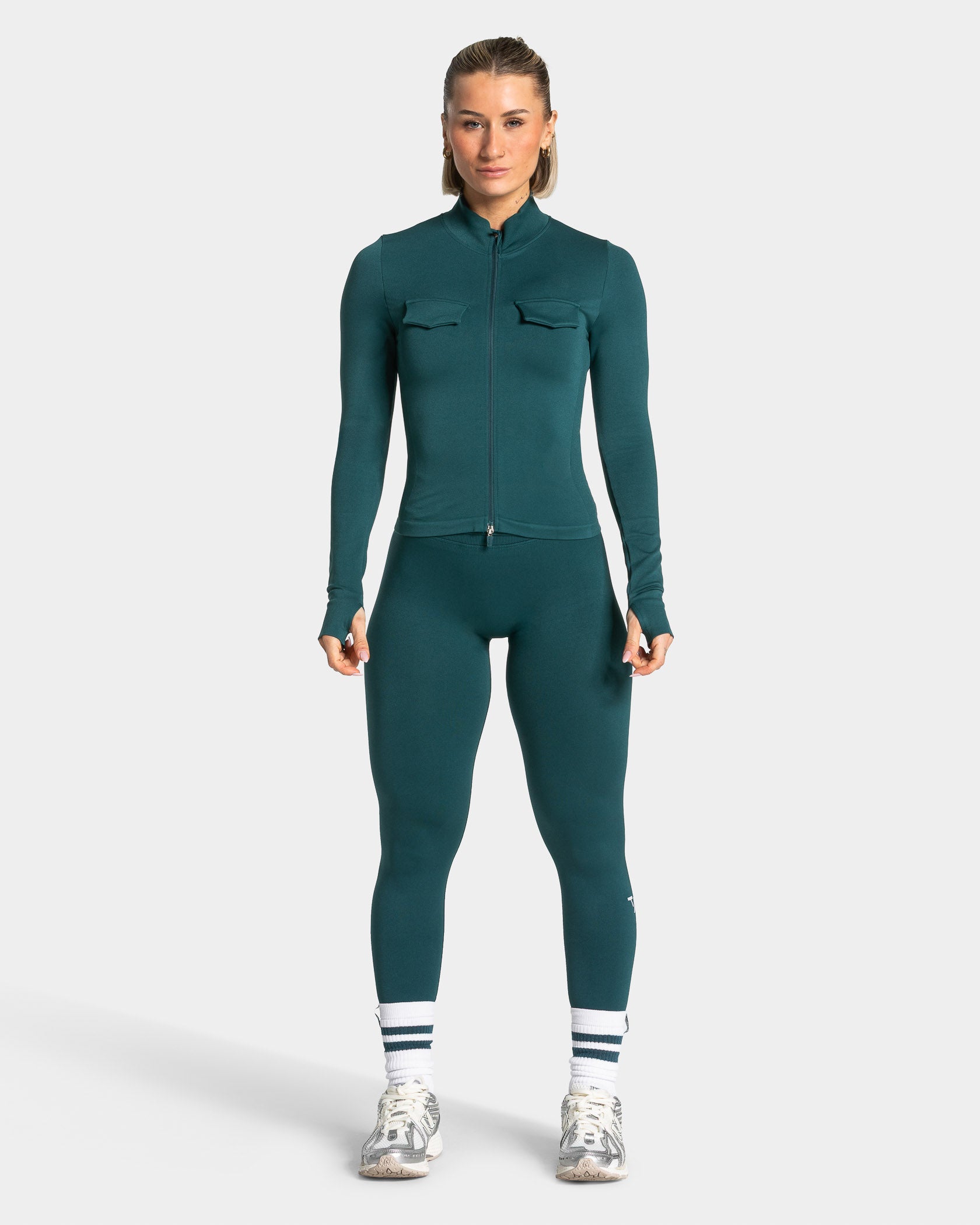 Lift Cargo Zip Jacke "Teal" - Image 3