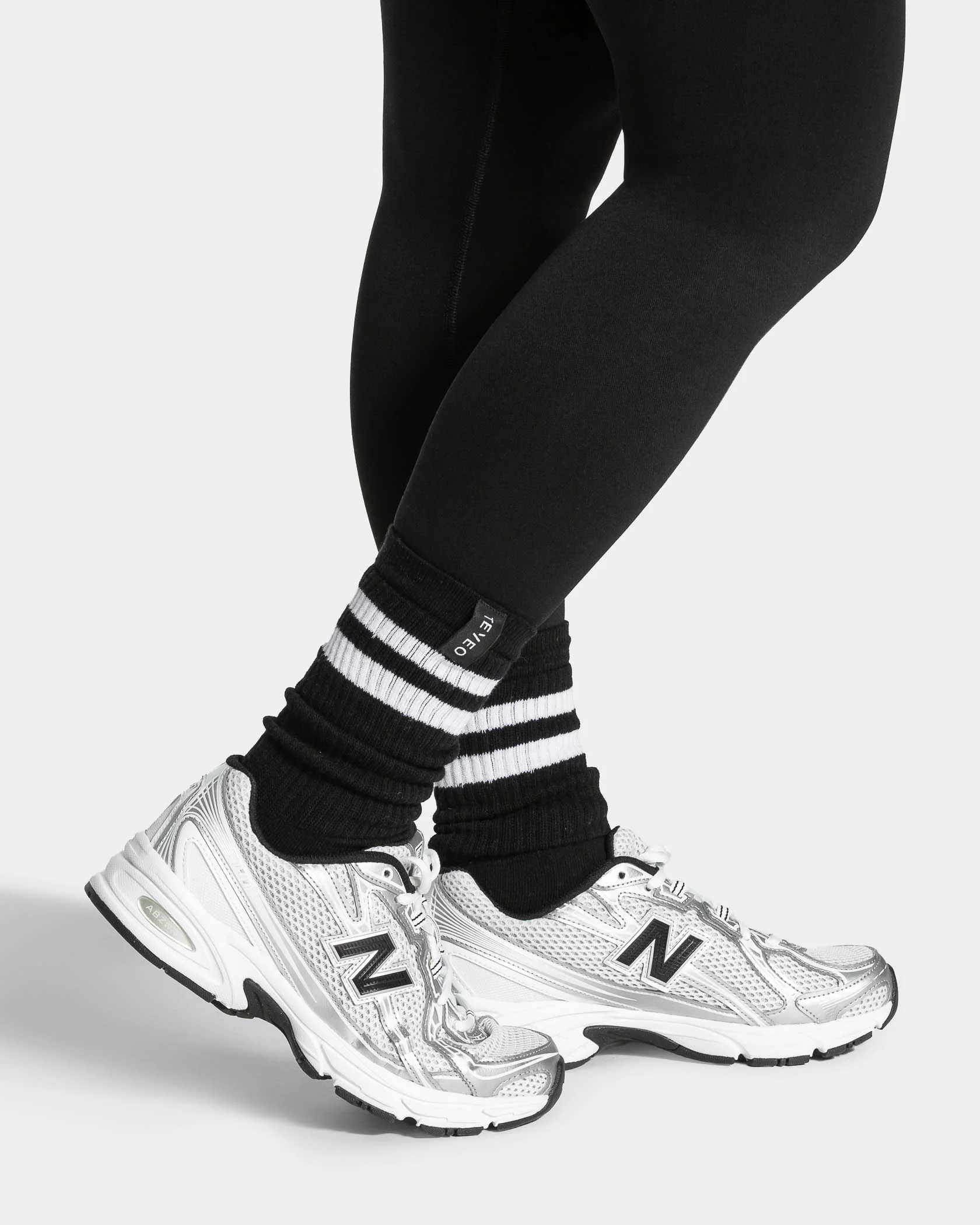 Lift Chunky Socken (2er-Pack) "Schwarz/Weiß" - Image 5