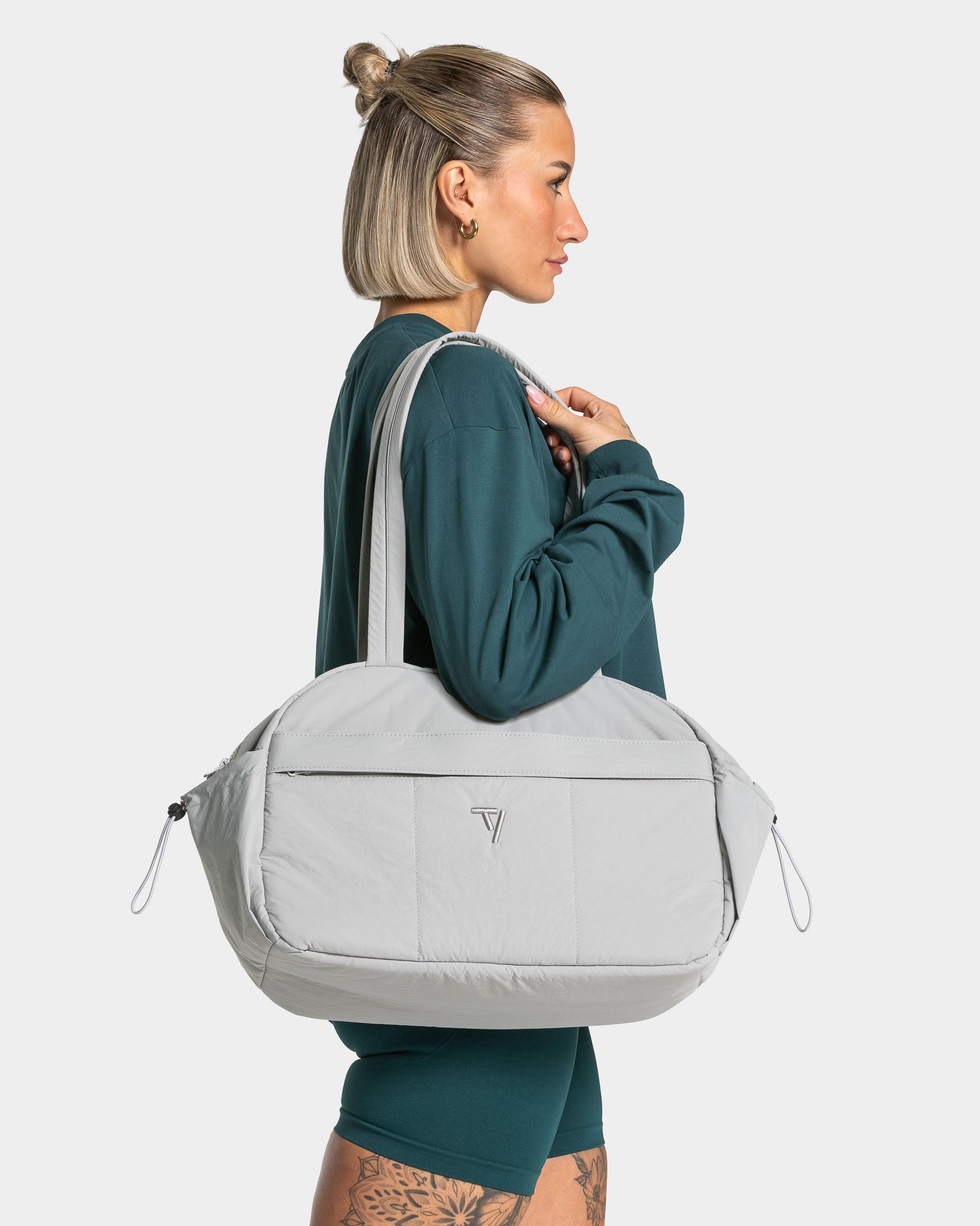 Lift Puffy Gym Bag "Hellgrau" - Image 2