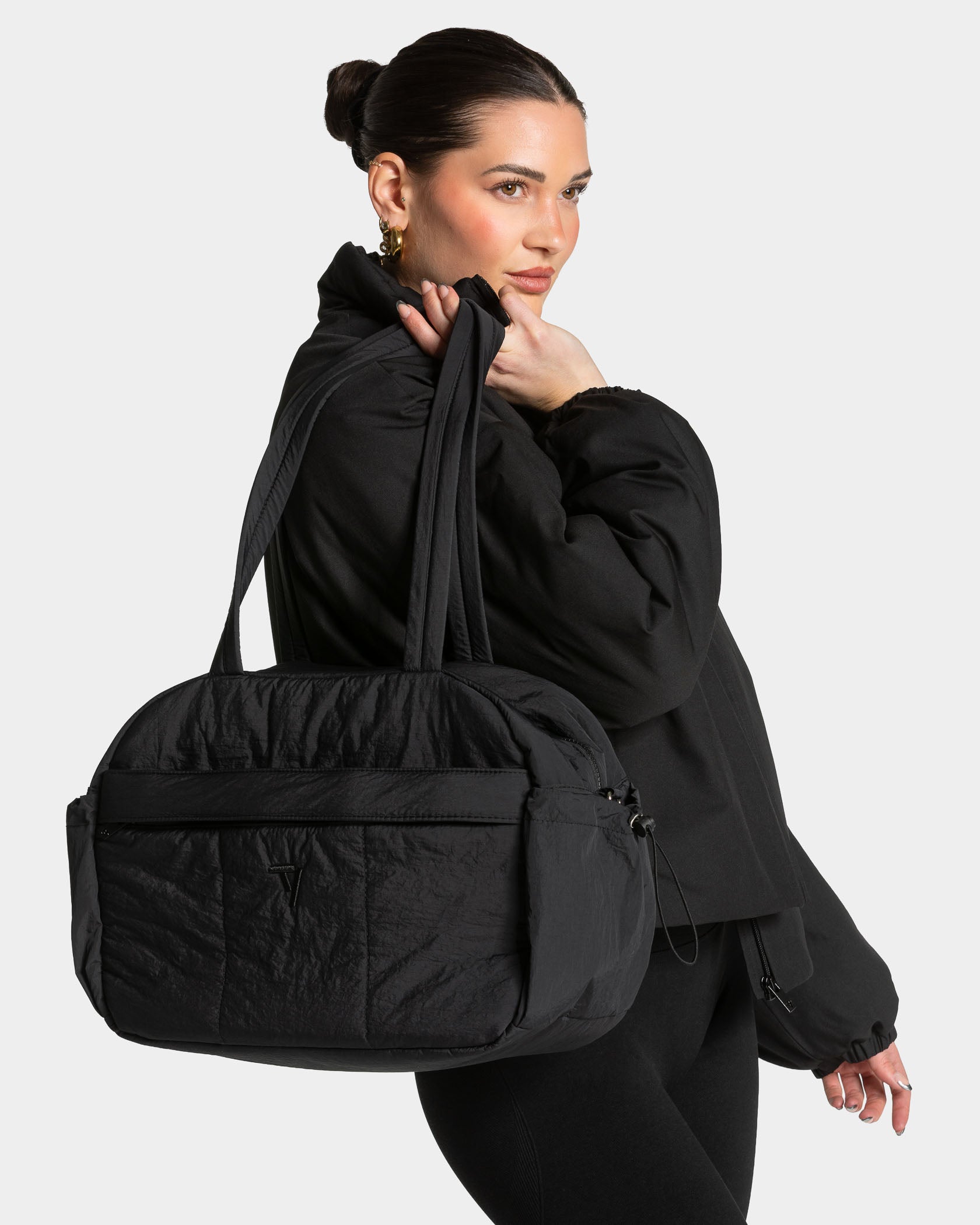 Lift Puffy Gym Bag "Schwarz" - Image 2