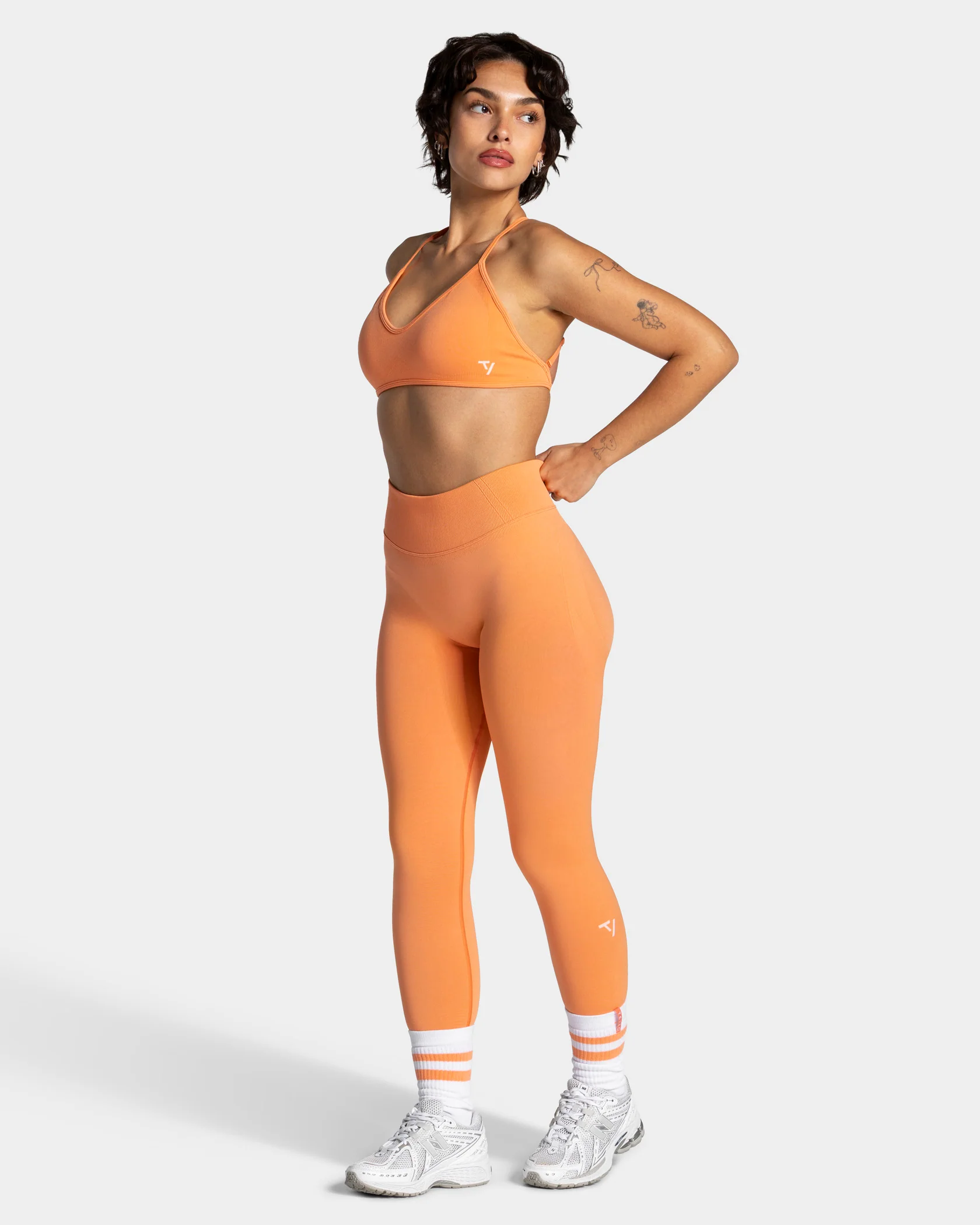 Lift Sculpt Scrunch Leggings "Apricot" - Image 3