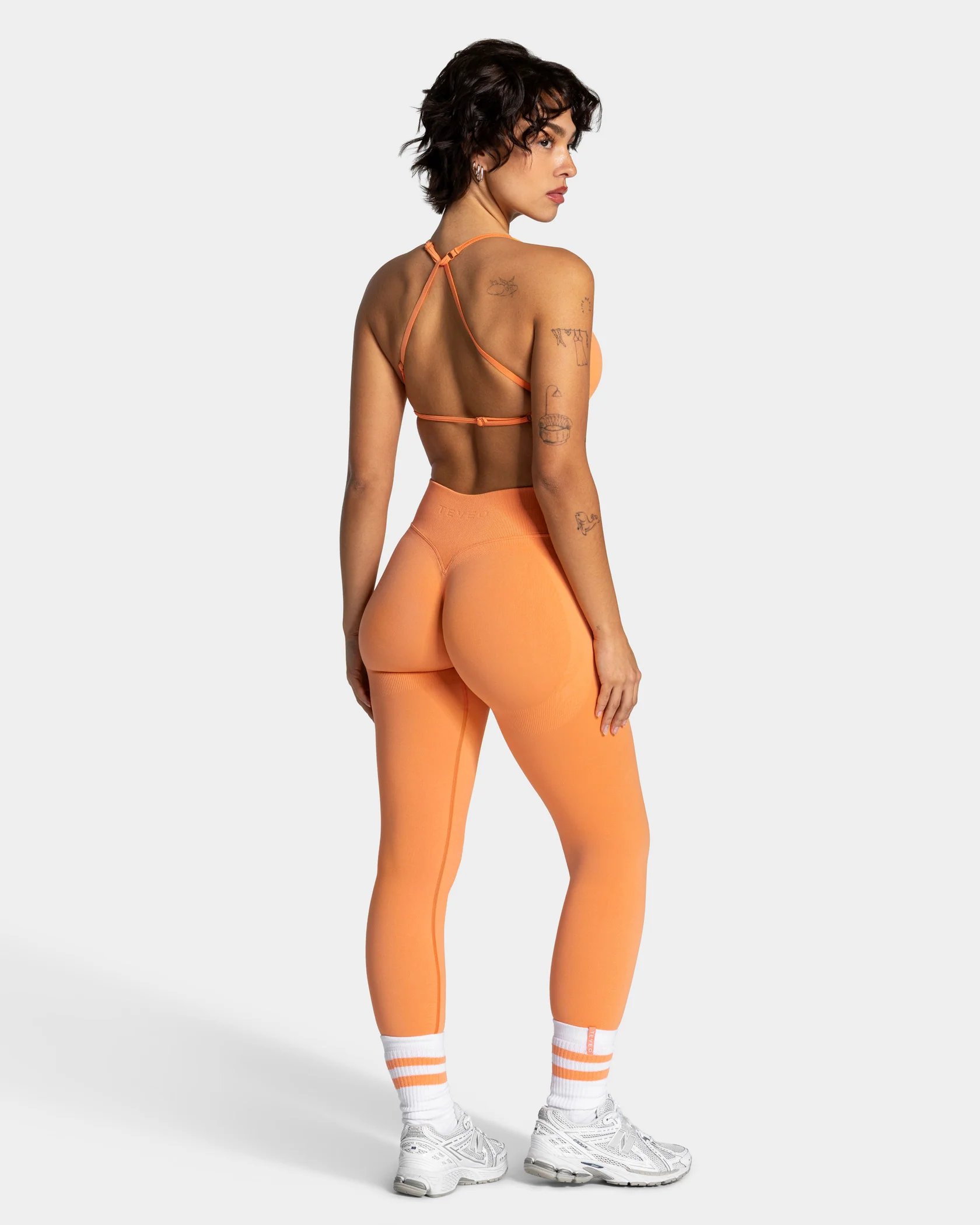 Lift Sculpt Scrunch Leggings "Apricot" - Image 5