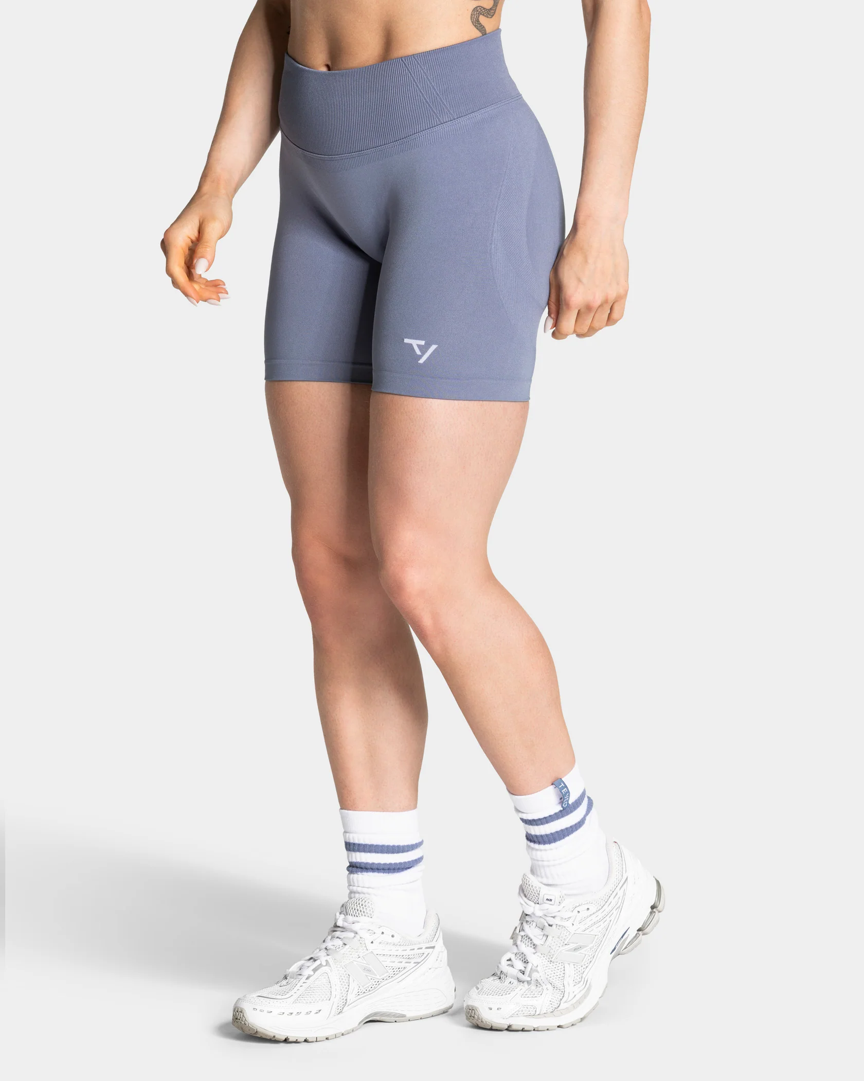 Lift Sculpt Scrunch Shorts "Stahlblau" - Image 2