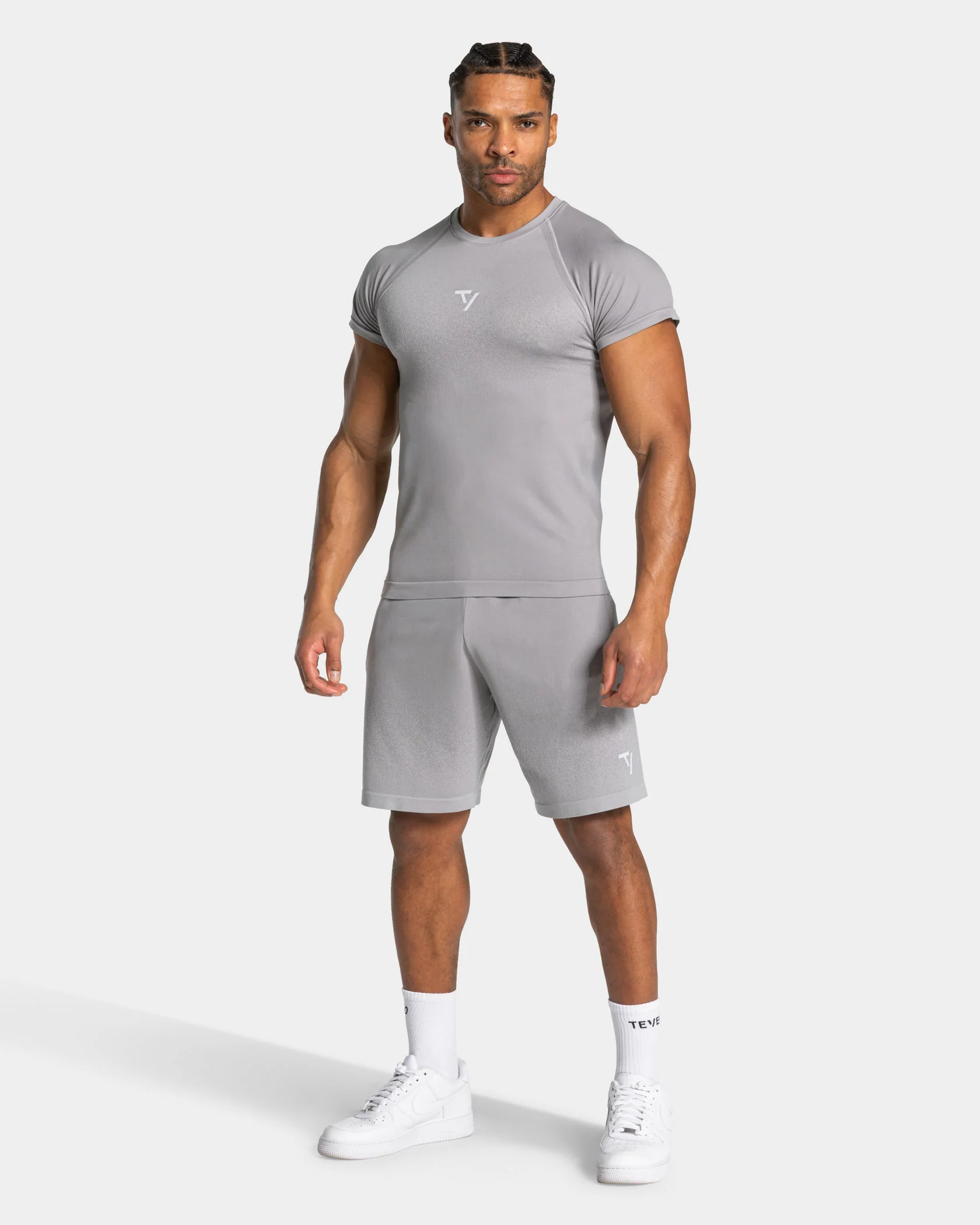 Lift Seamless Shorts "Hellgrau" - Image 3