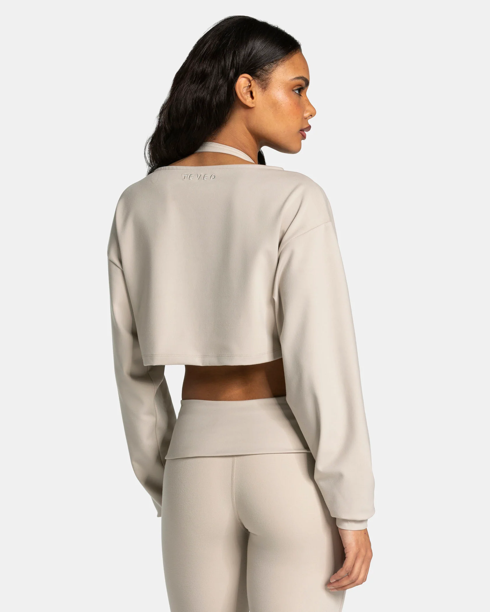 Mellow Cropped Longsleeve "Cream" - Image 2