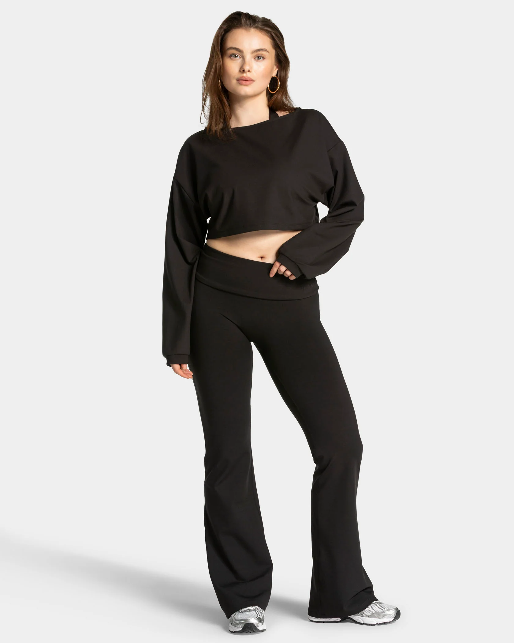 Mellow Cropped Longsleeve "Schwarz" - Image 3