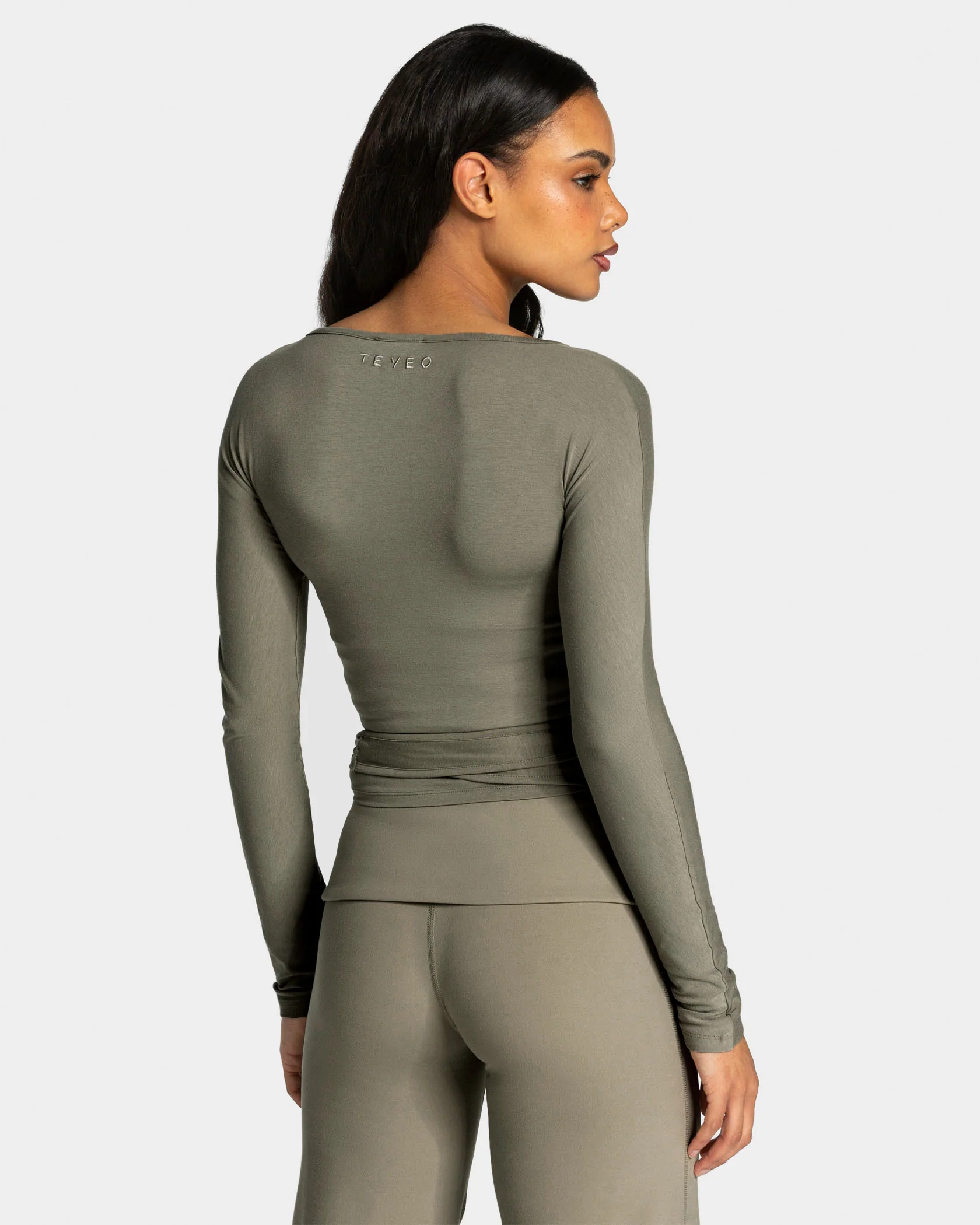 Mellow Wrapped Longsleeve "Khaki" - Image 2