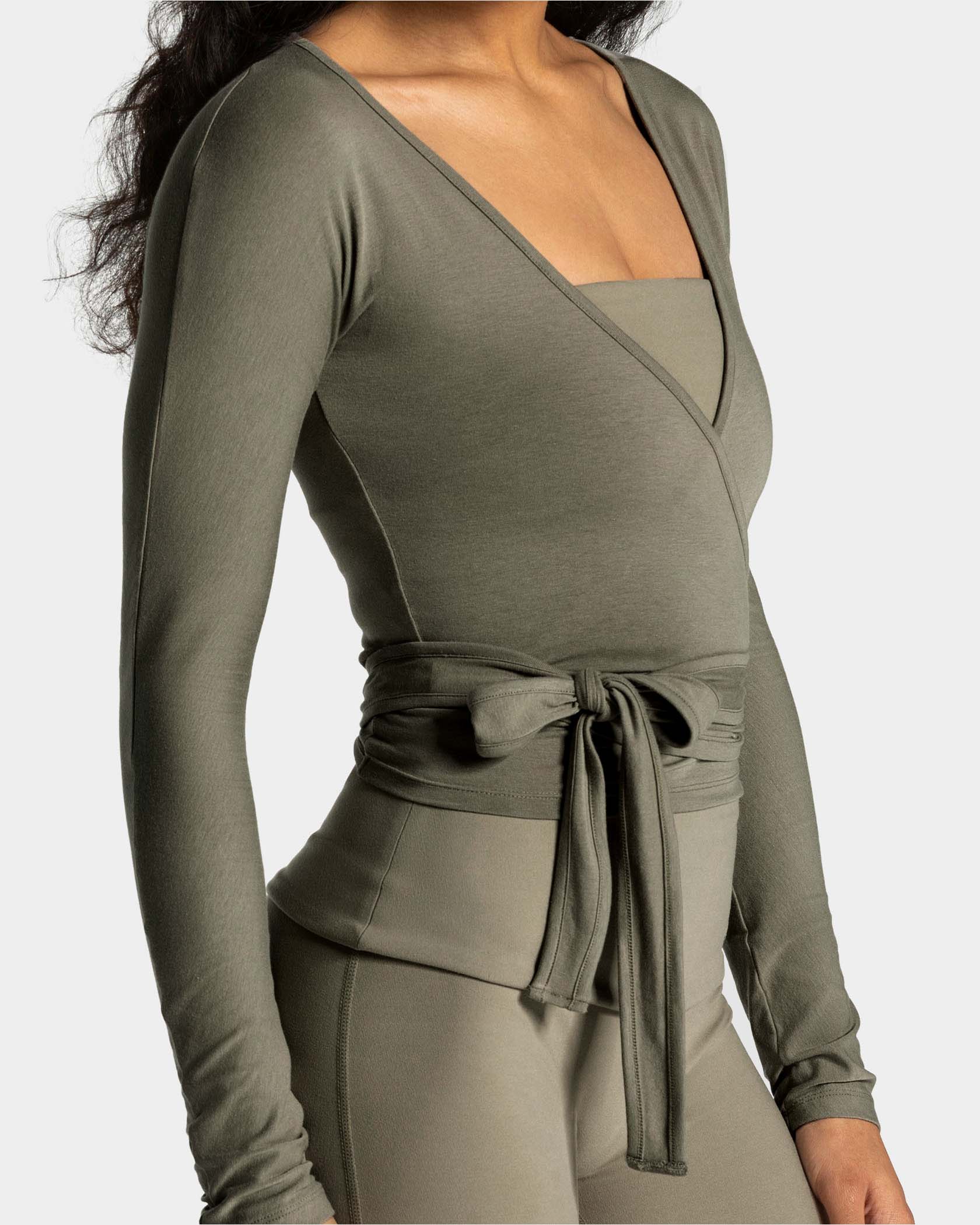 Mellow Wrapped Longsleeve "Khaki" - Image 4