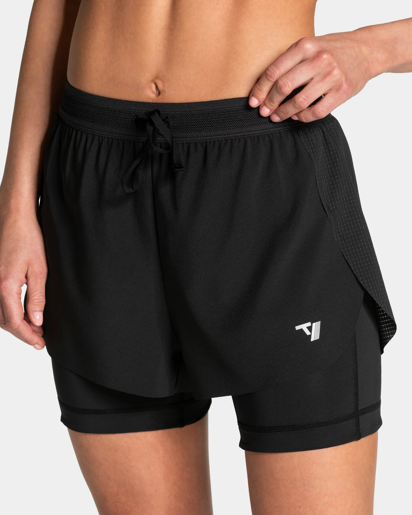 RUN 2in1 Shorts 5 Inch "Schwarz" - Image 4