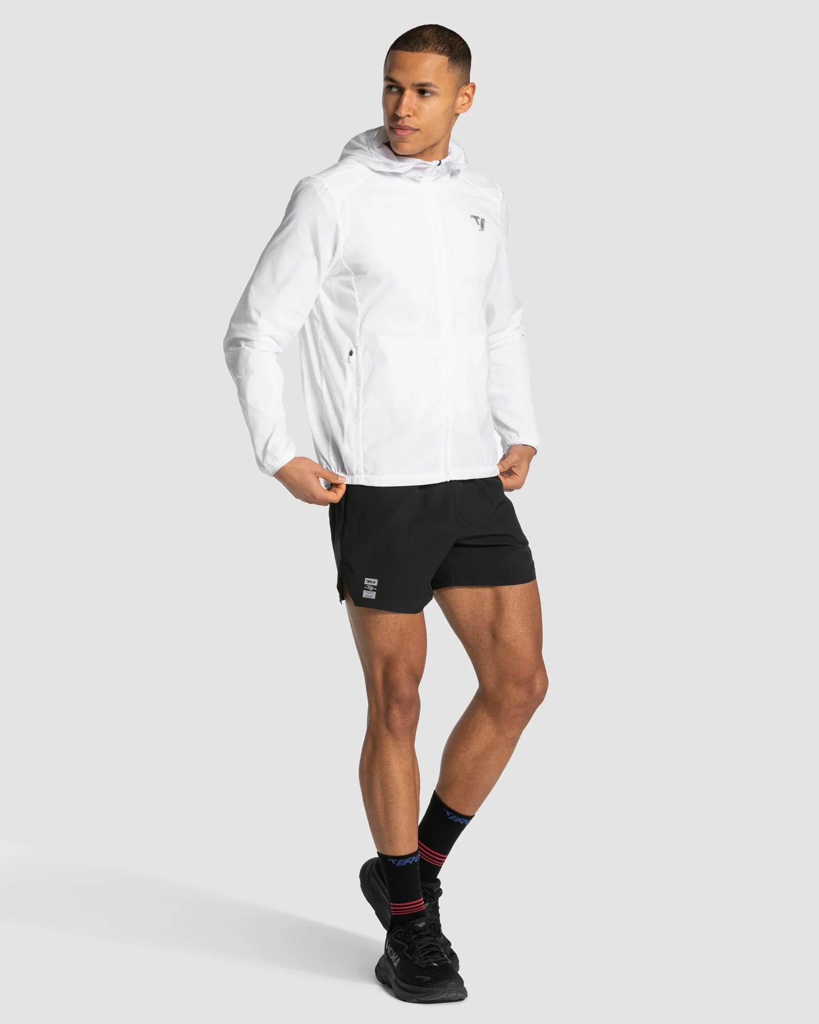 RUN Lightweight Zip Jacke "Weiß" - Image 3