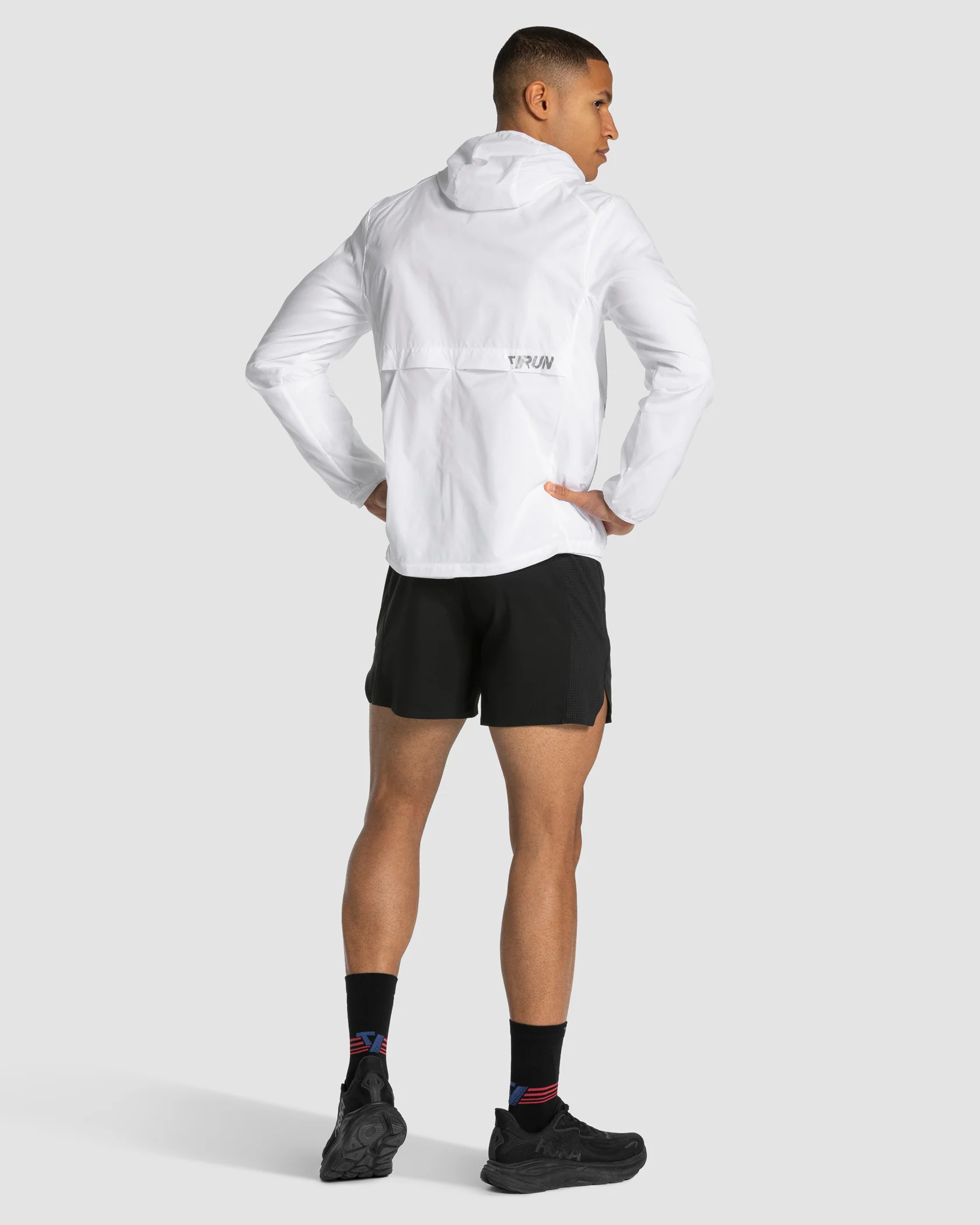 RUN Lightweight Zip Jacke "Weiß" - Image 5