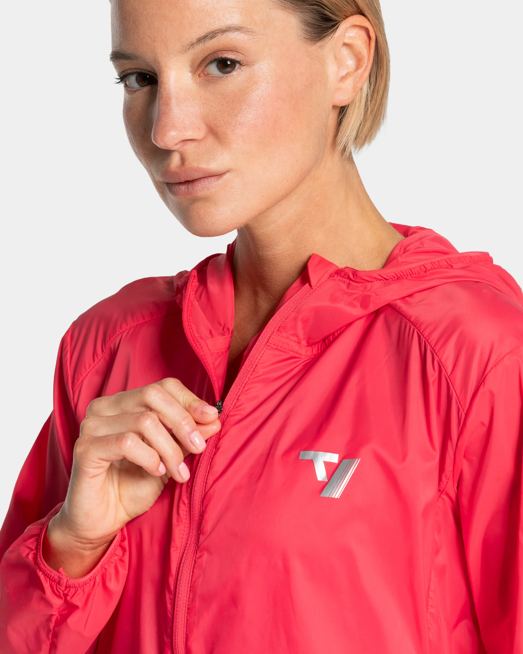 RUN Lightweight Zip Jacke "Melon" - Image 4