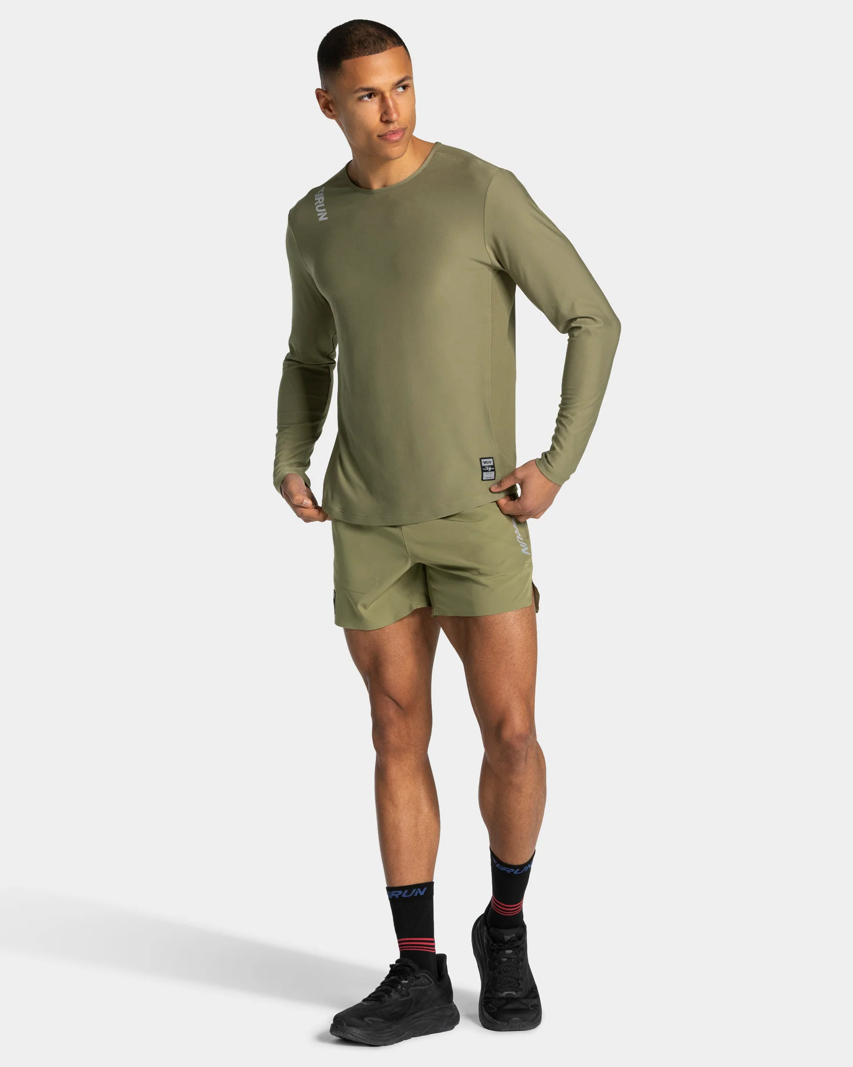 RUN Shorts 5 Inch "Olive" - Image 3