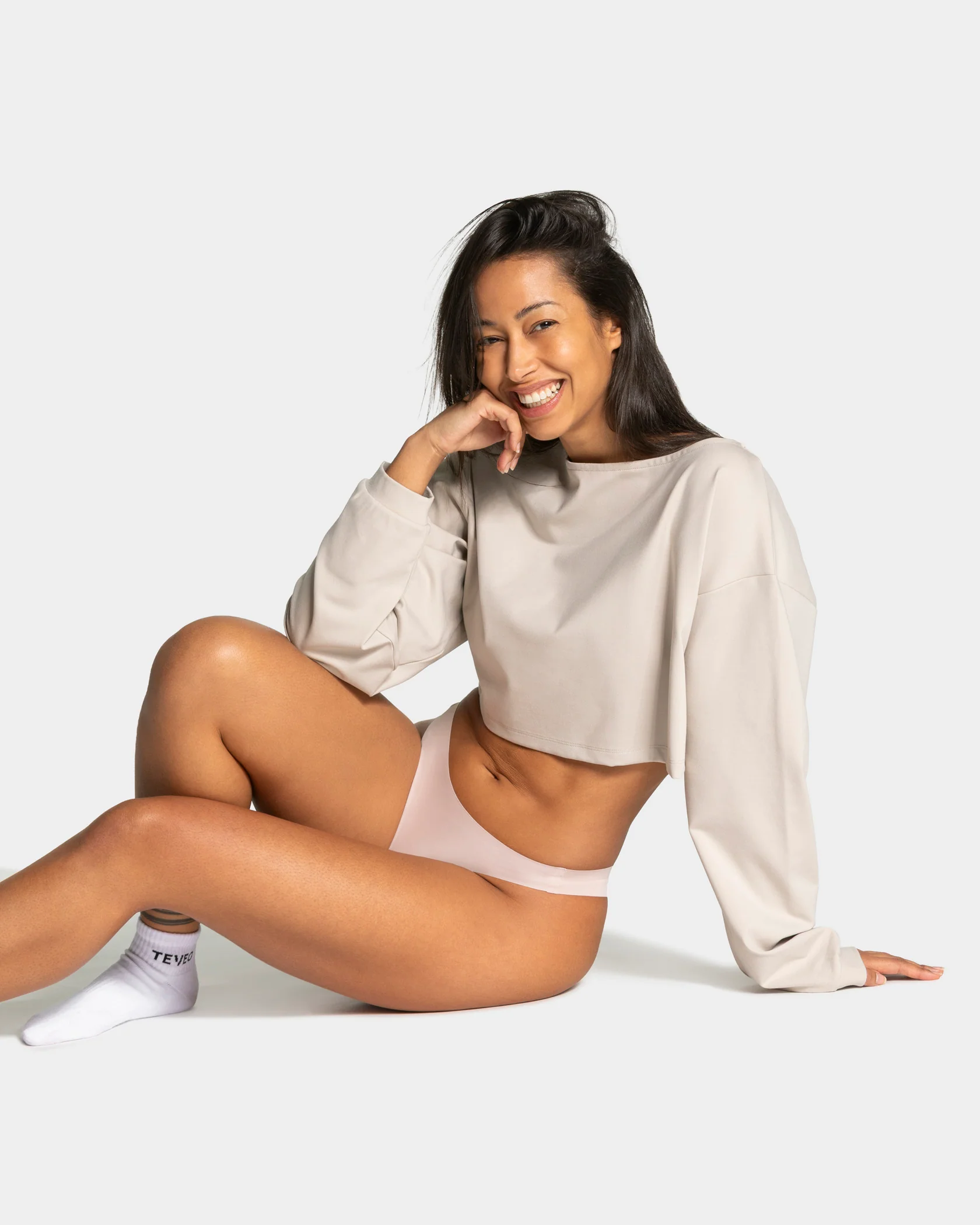 Seamless Ultralight Tanga (2er-Pack) "Greige" - Image 4