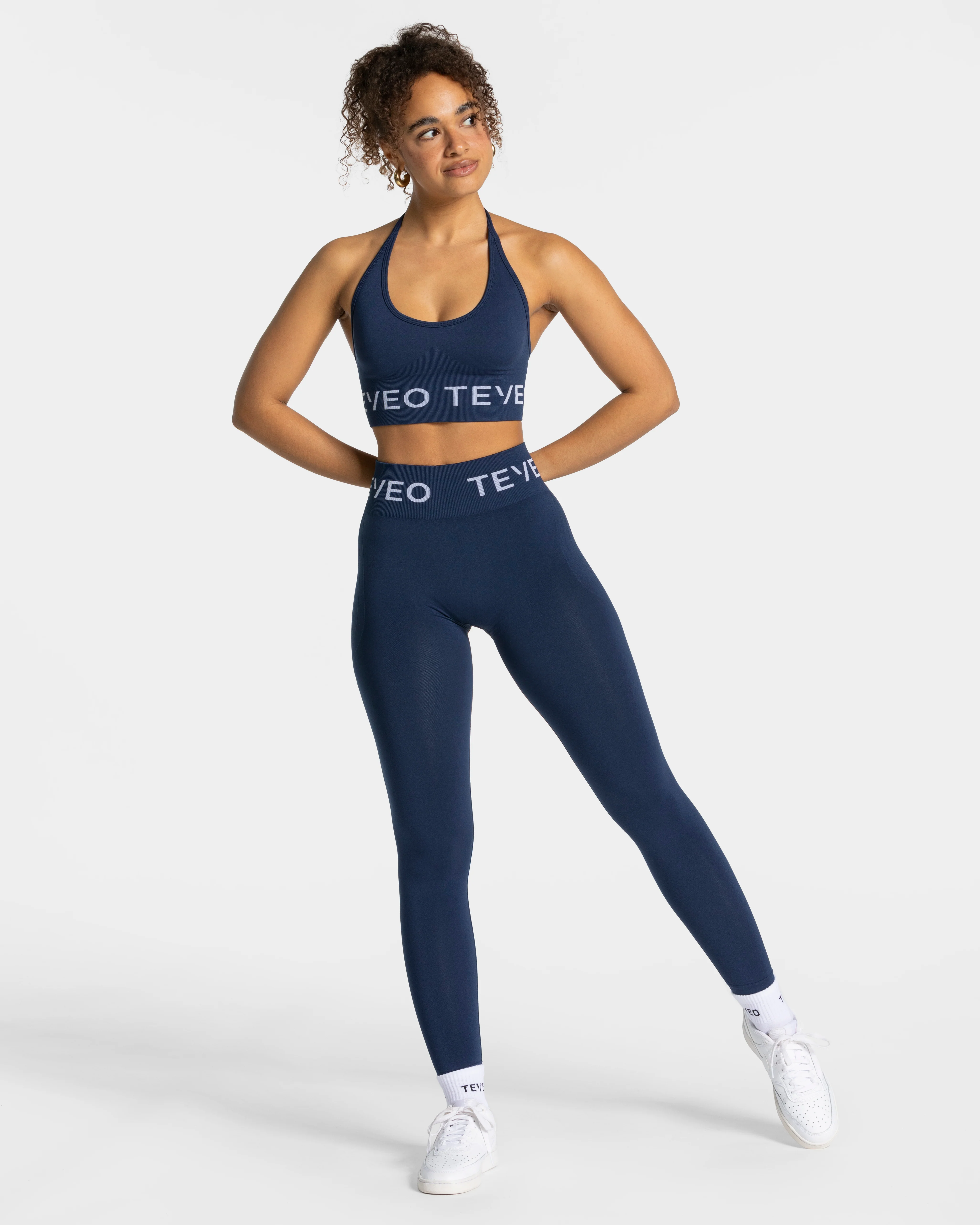 Signature Scrunch Leggings "Dunkelblau" - Image 3
