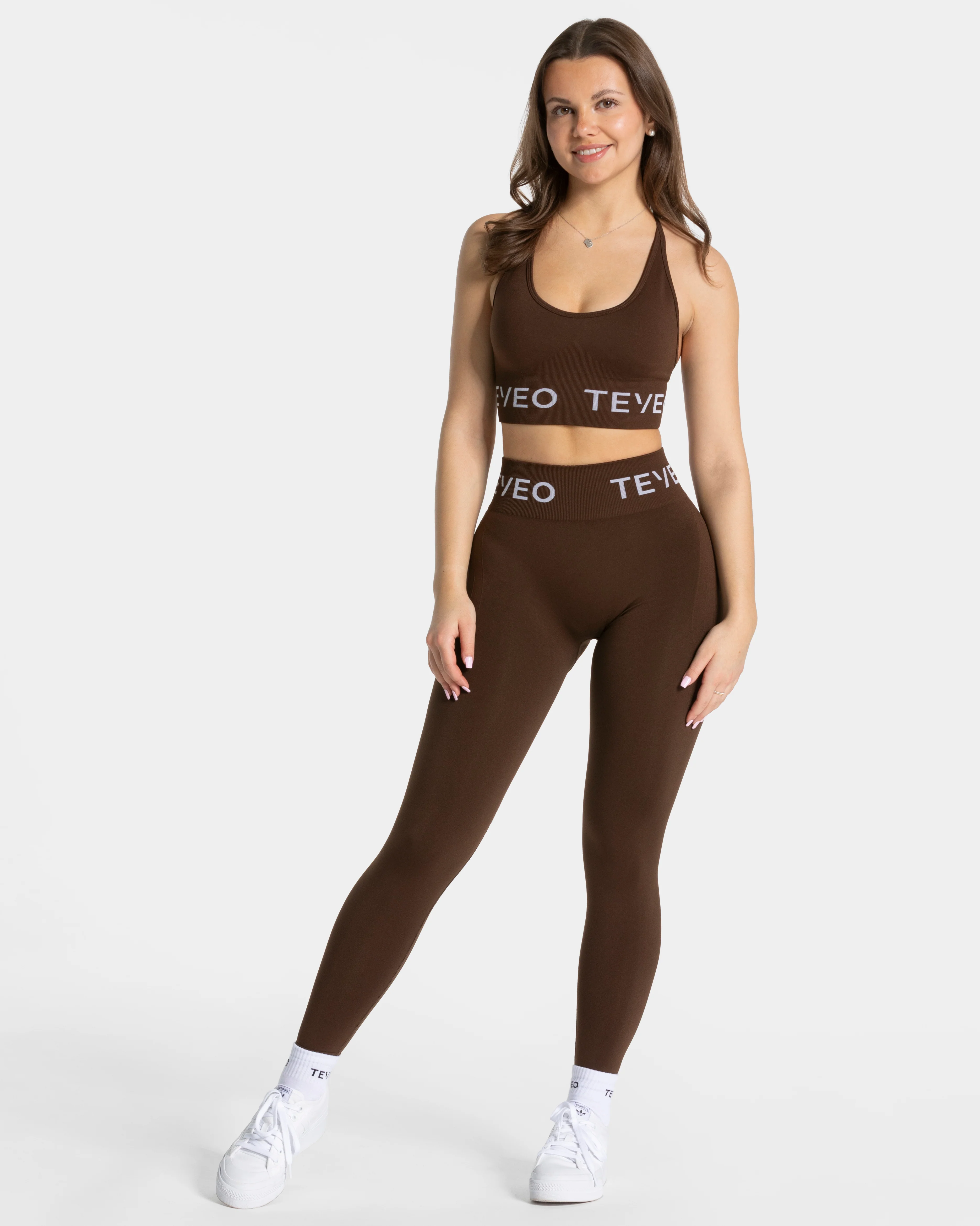 Signature Scrunch Leggings "Dunkelbraun" - Image 3
