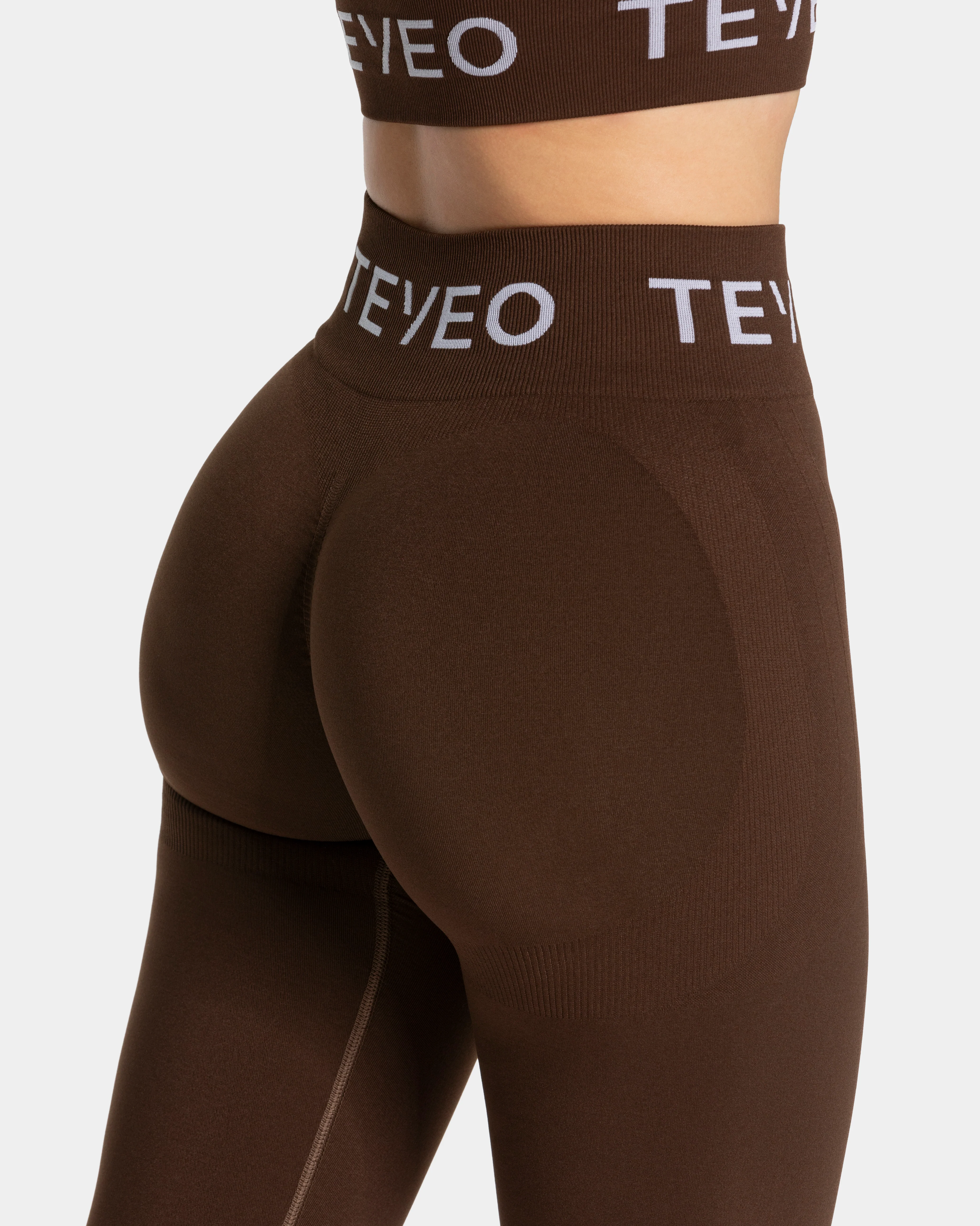 Signature Scrunch Leggings "Dunkelbraun" - Image 4