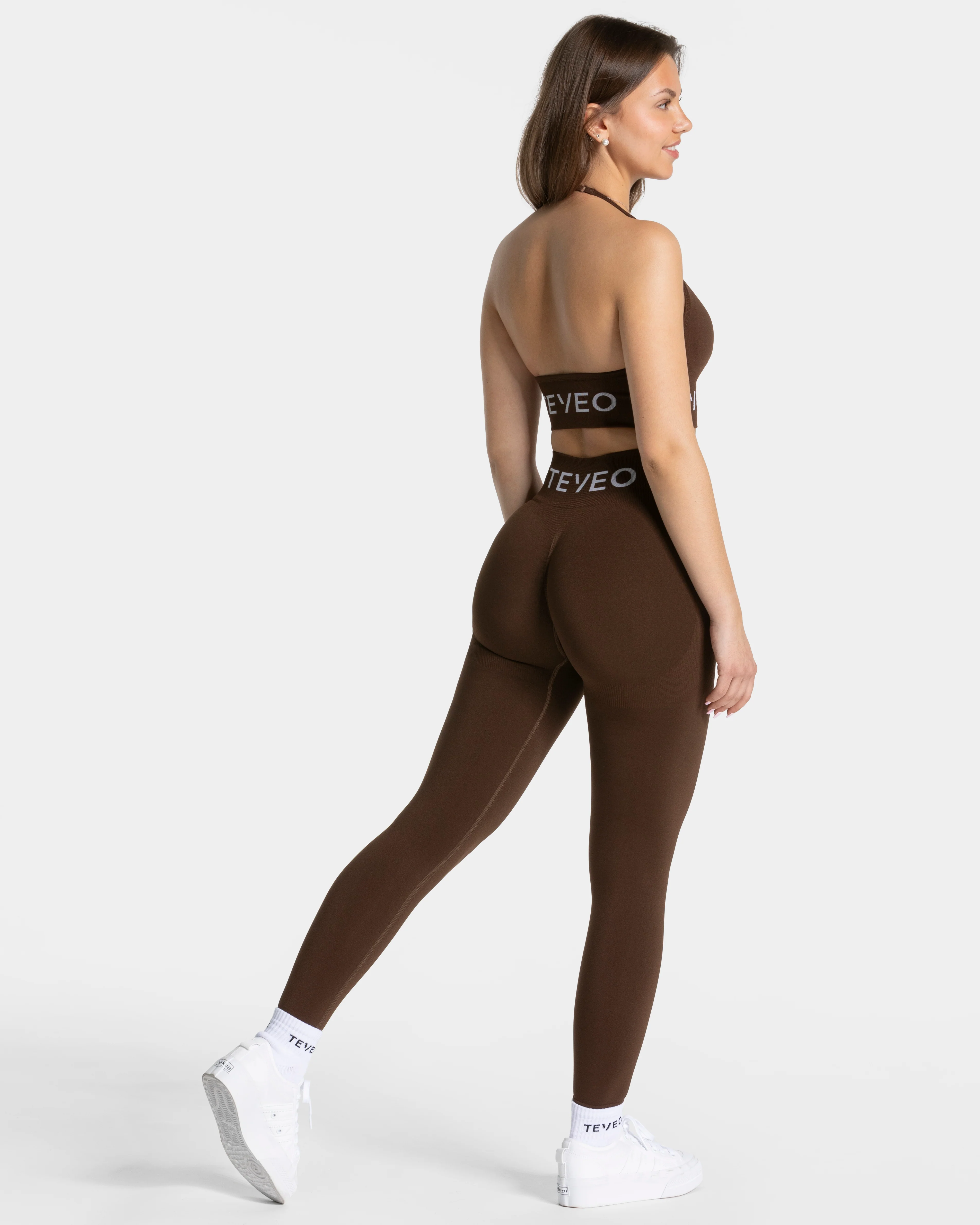 Signature Scrunch Leggings "Dunkelbraun" - Image 5