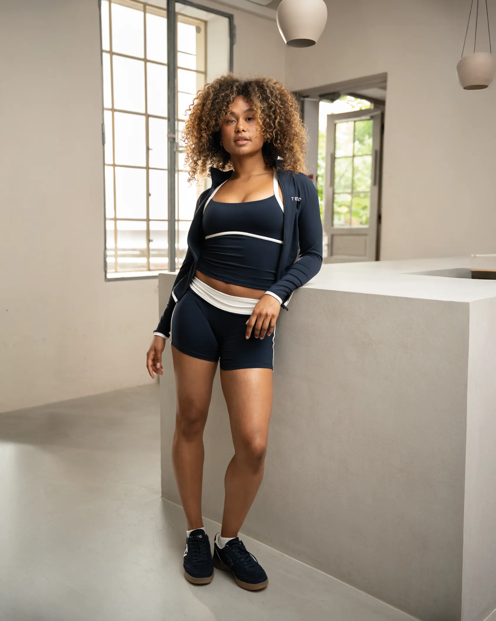 Soft Shaping Zip Jacke "Midnight" - Image 4