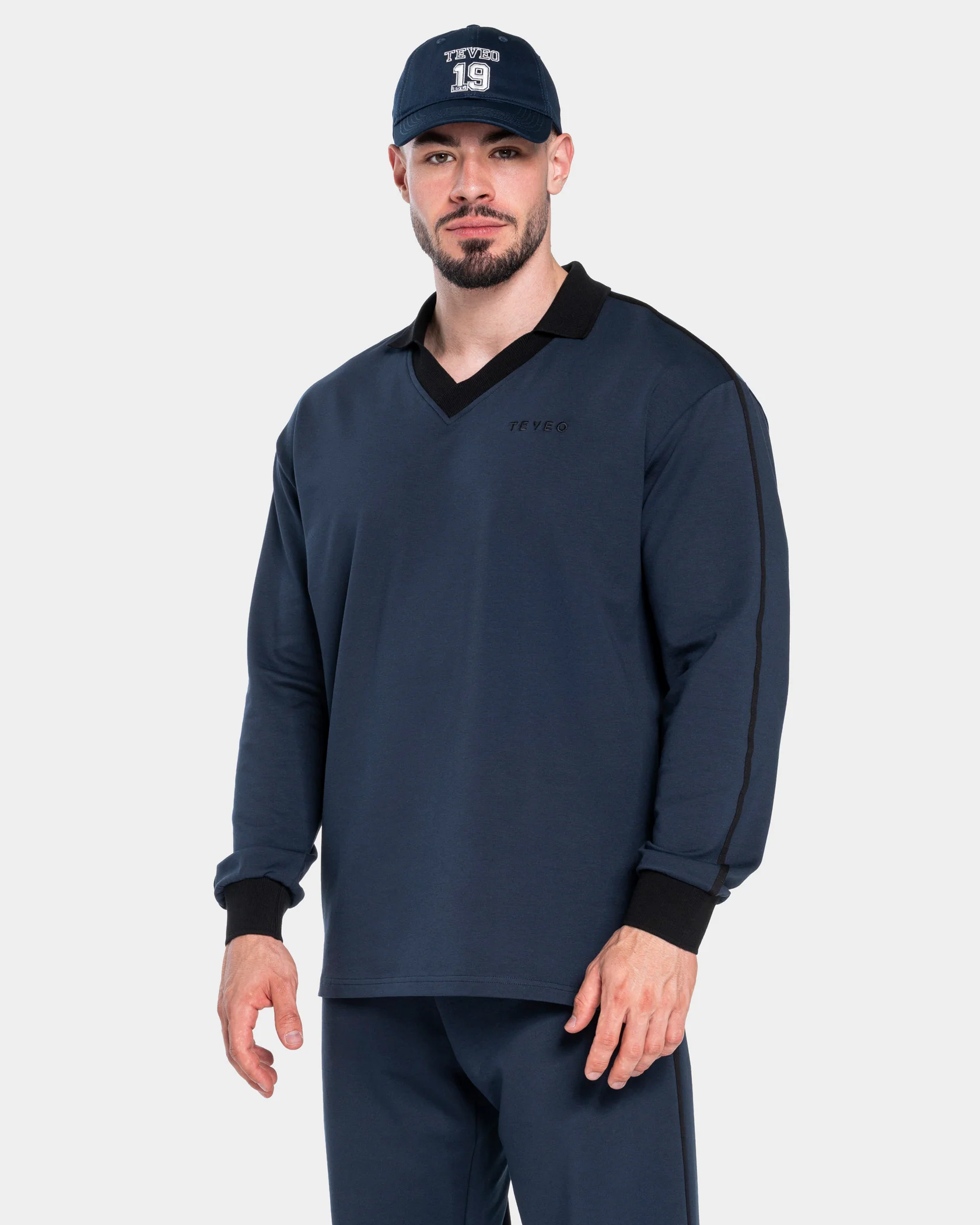 Soft Polo Longsleeve "Midnight"