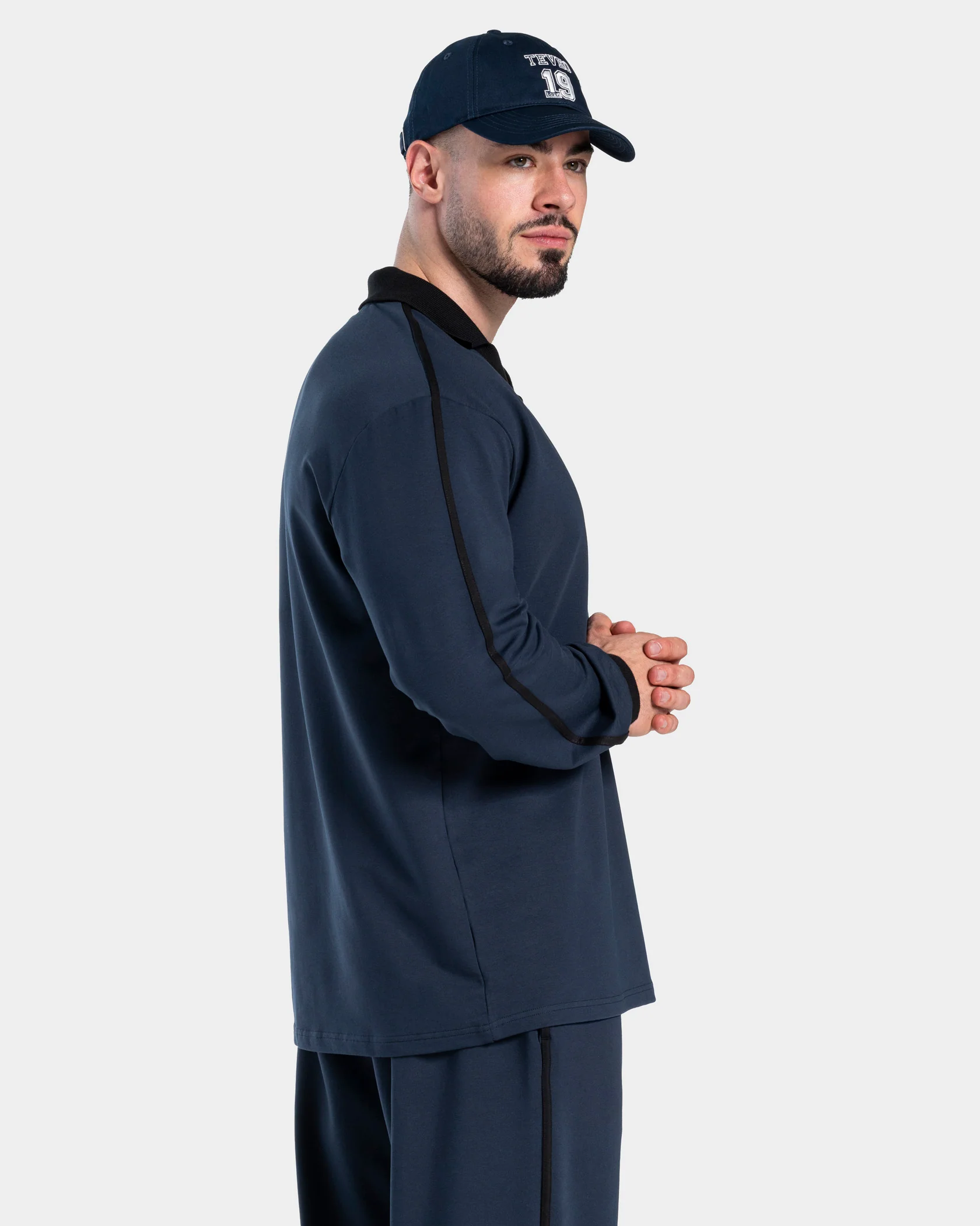 Soft Polo Longsleeve "Midnight" - Image 2