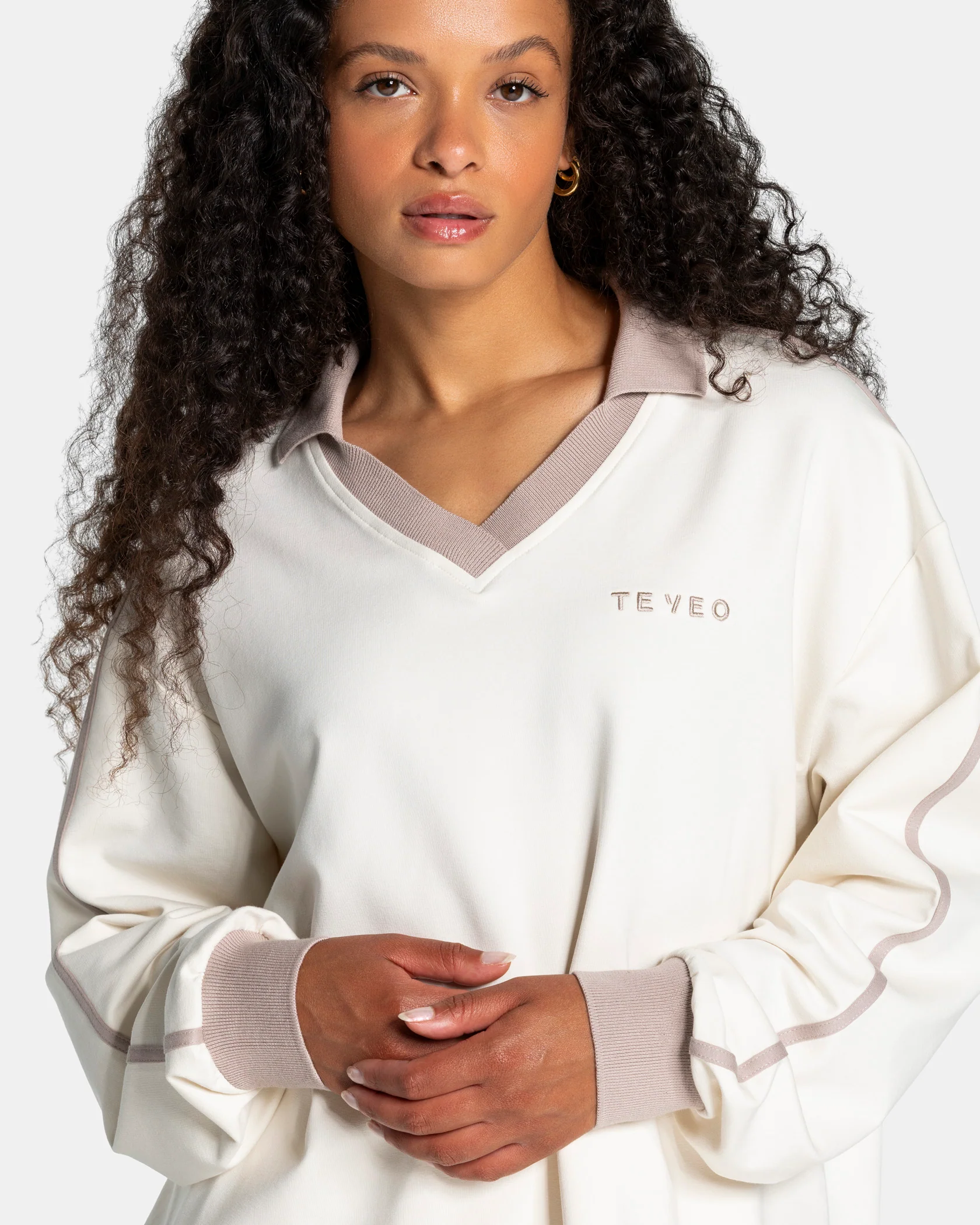 Soft Polo Longsleeve "Off White" - Image 4