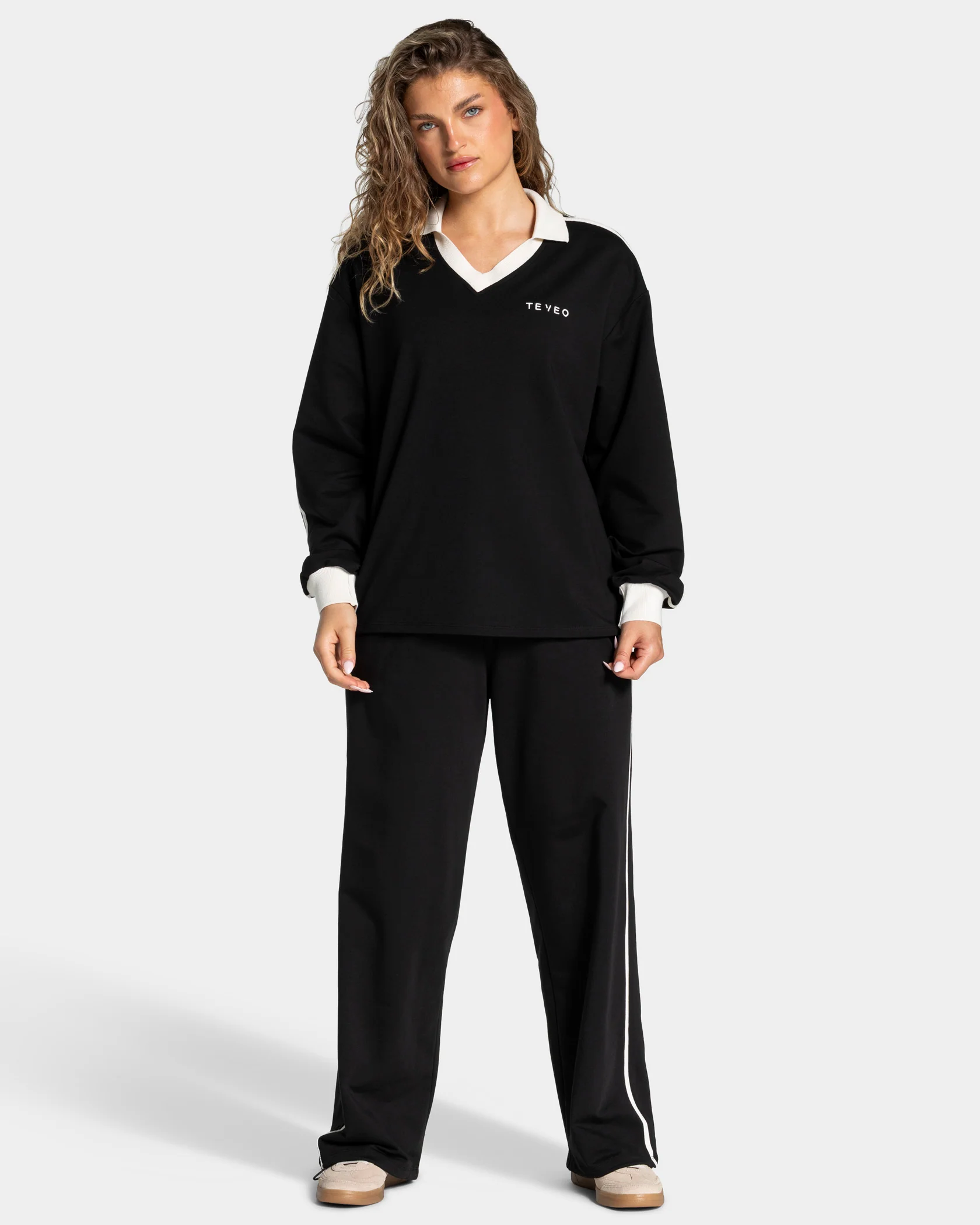 Soft Polo Longsleeve "Schwarz" - Image 3
