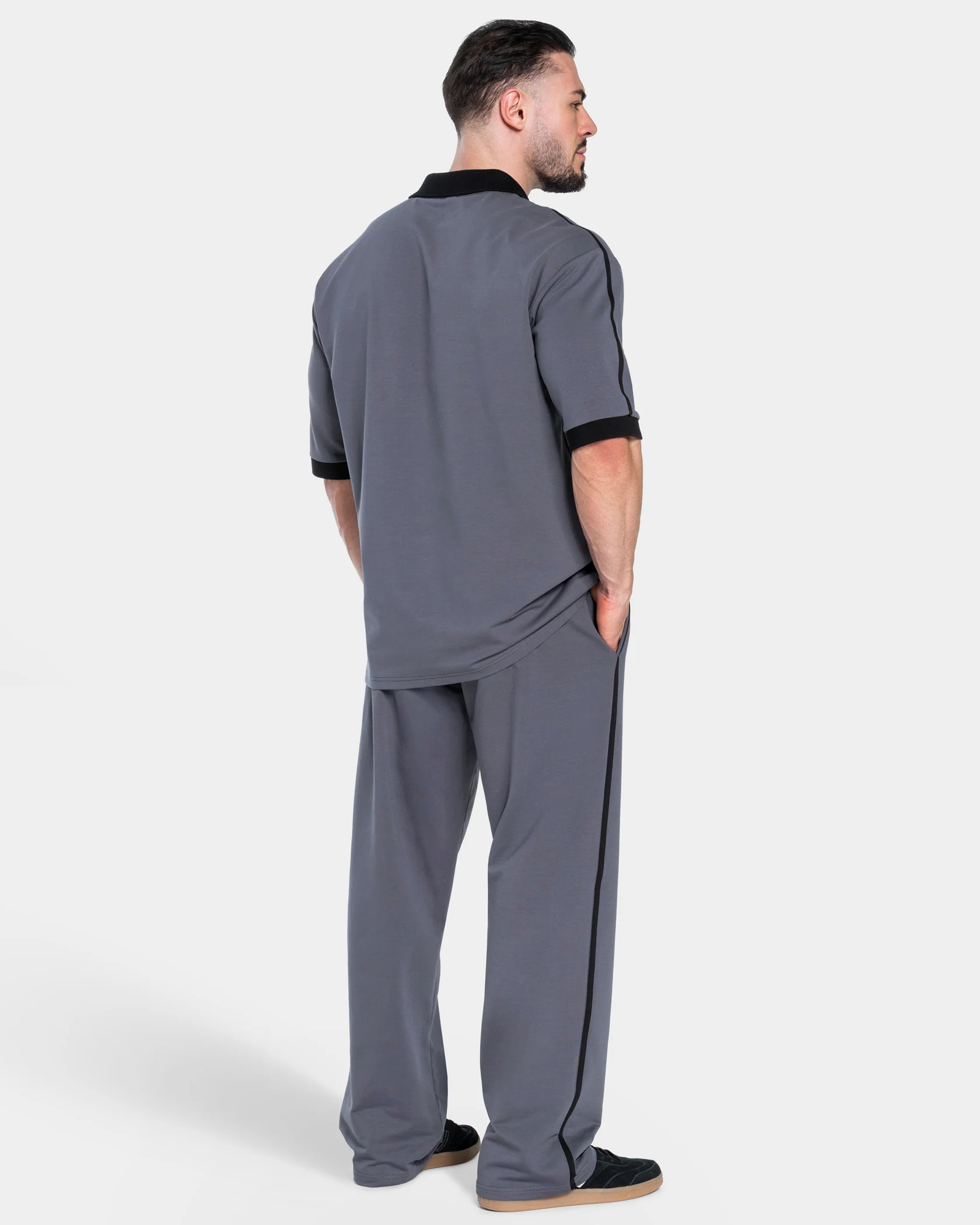 Soft Polo T-Shirt "Graphit" - Image 5