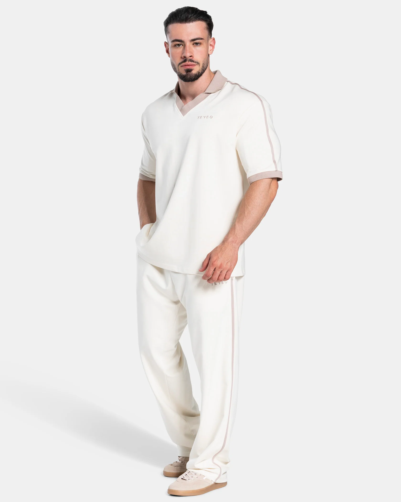 Soft Polo T-Shirt "Off White" - Image 3
