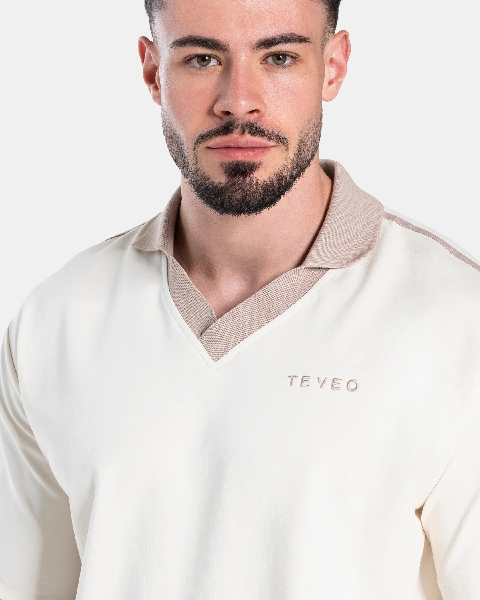 Soft Polo T-Shirt "Off White" - Image 4