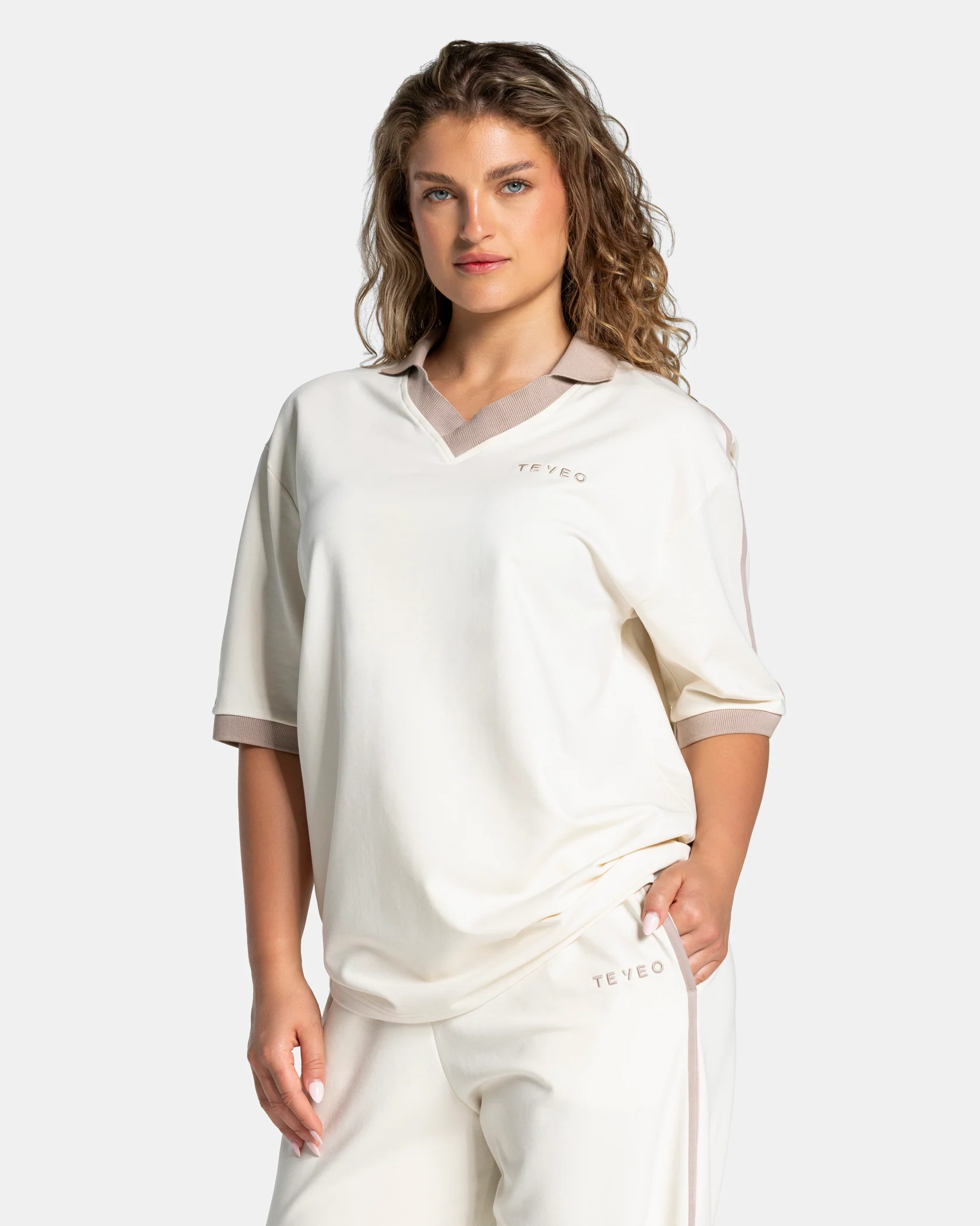 Soft Polo T-Shirt "Off White"
