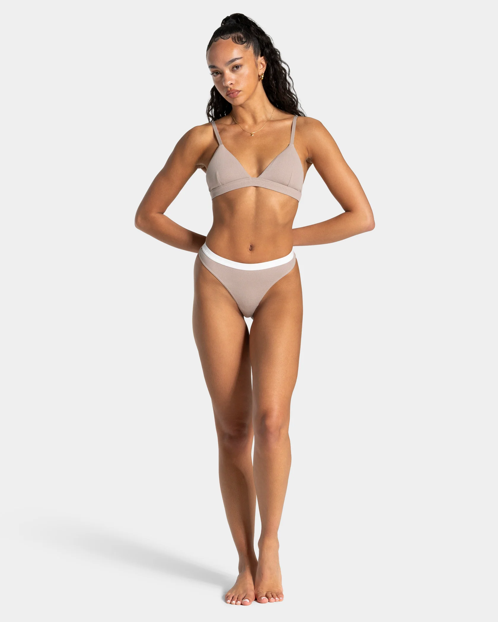 Soft Ribbed Bh "Cappuccino" - Image 3