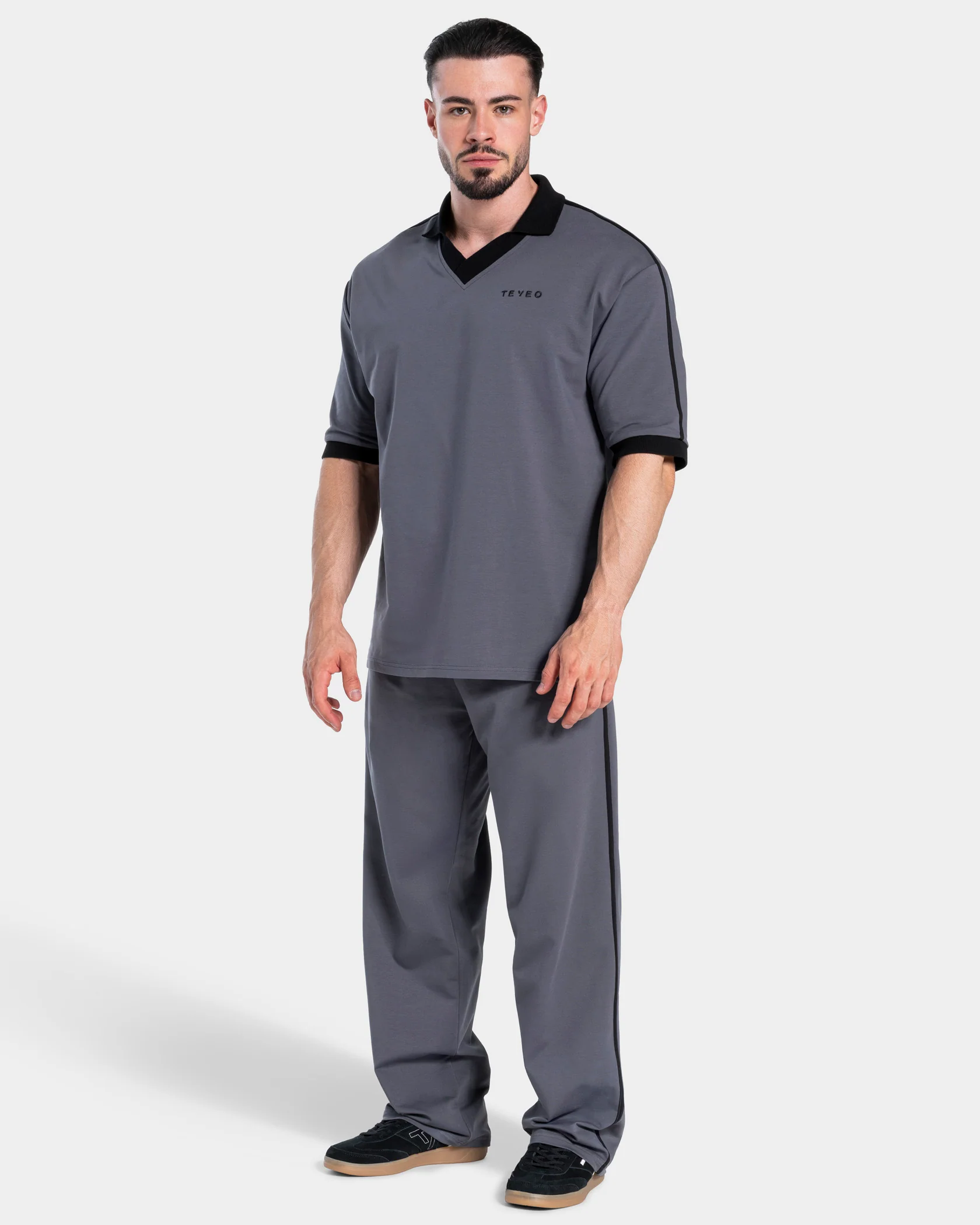 Soft Straight Leg Jogger "Graphit" - Image 3