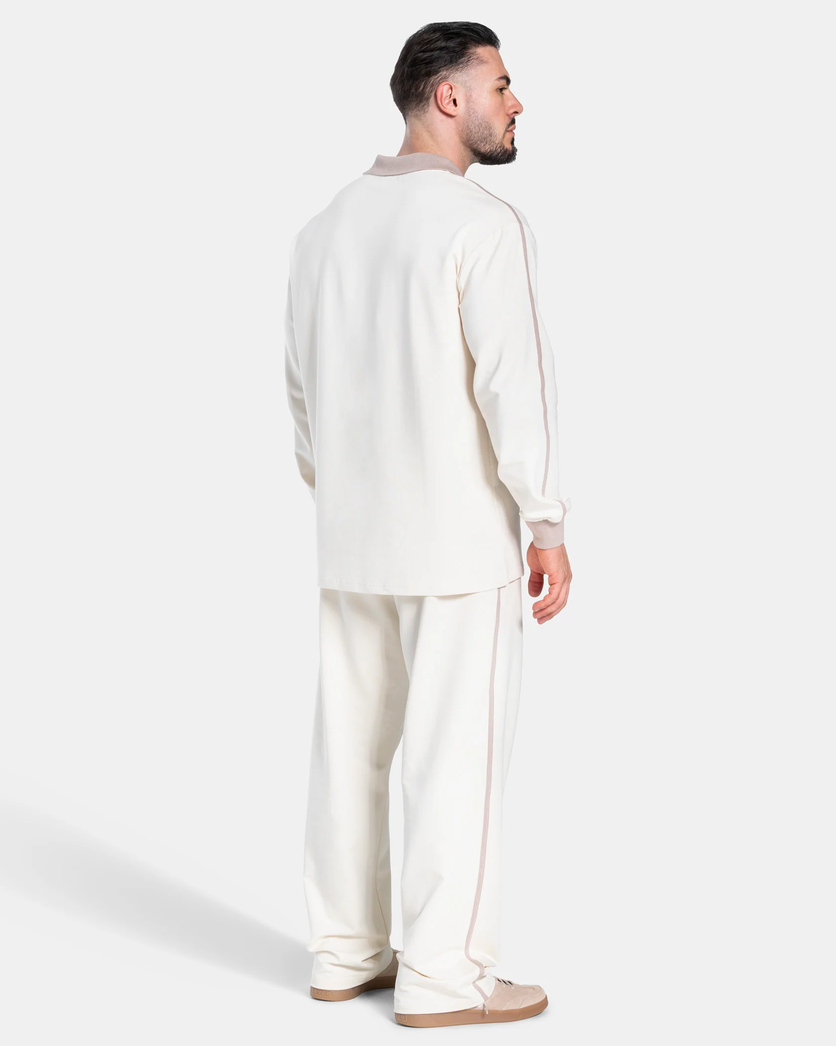 Soft Straight Leg Jogger "Off White" - Image 5