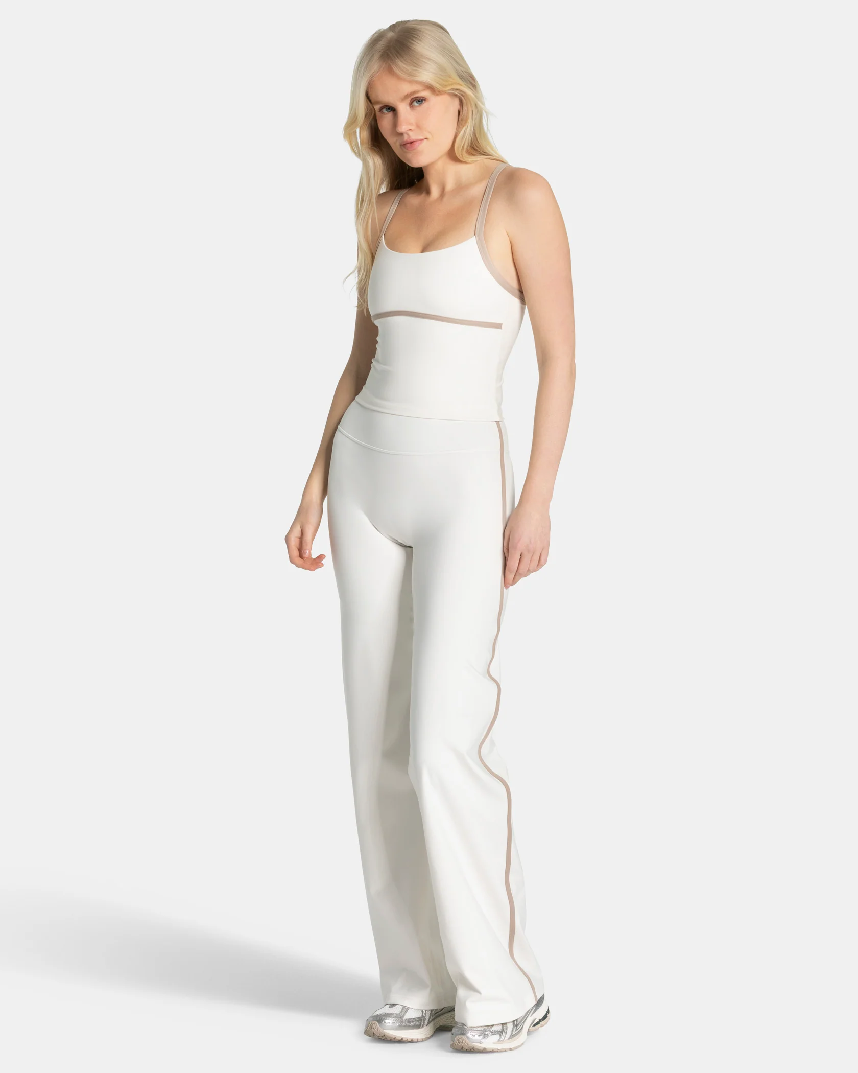 Soft Straight Leg Pants Tall "Off White" - Image 3