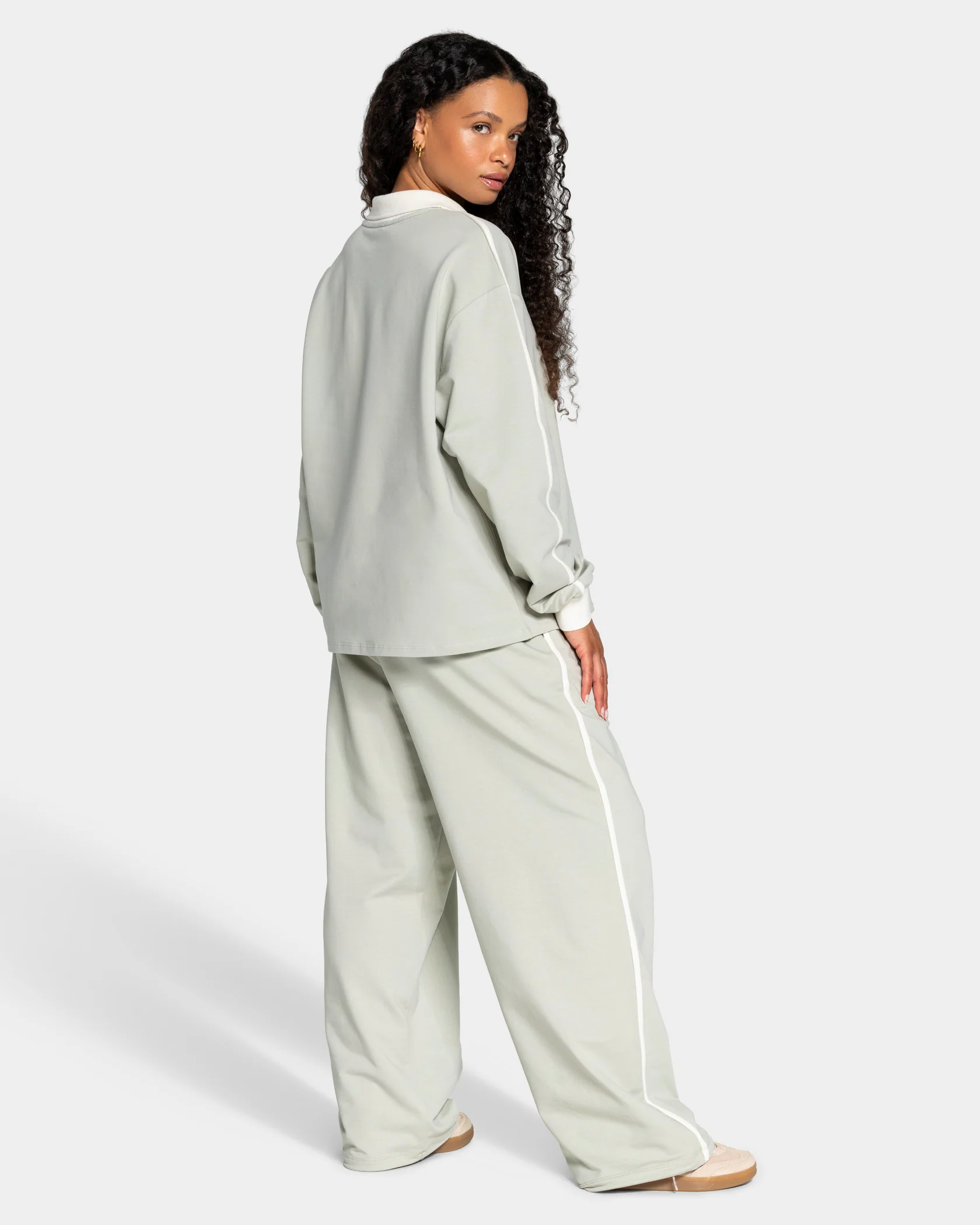 Soft Wide Leg Jogger Regular "Pistachio" - Image 5
