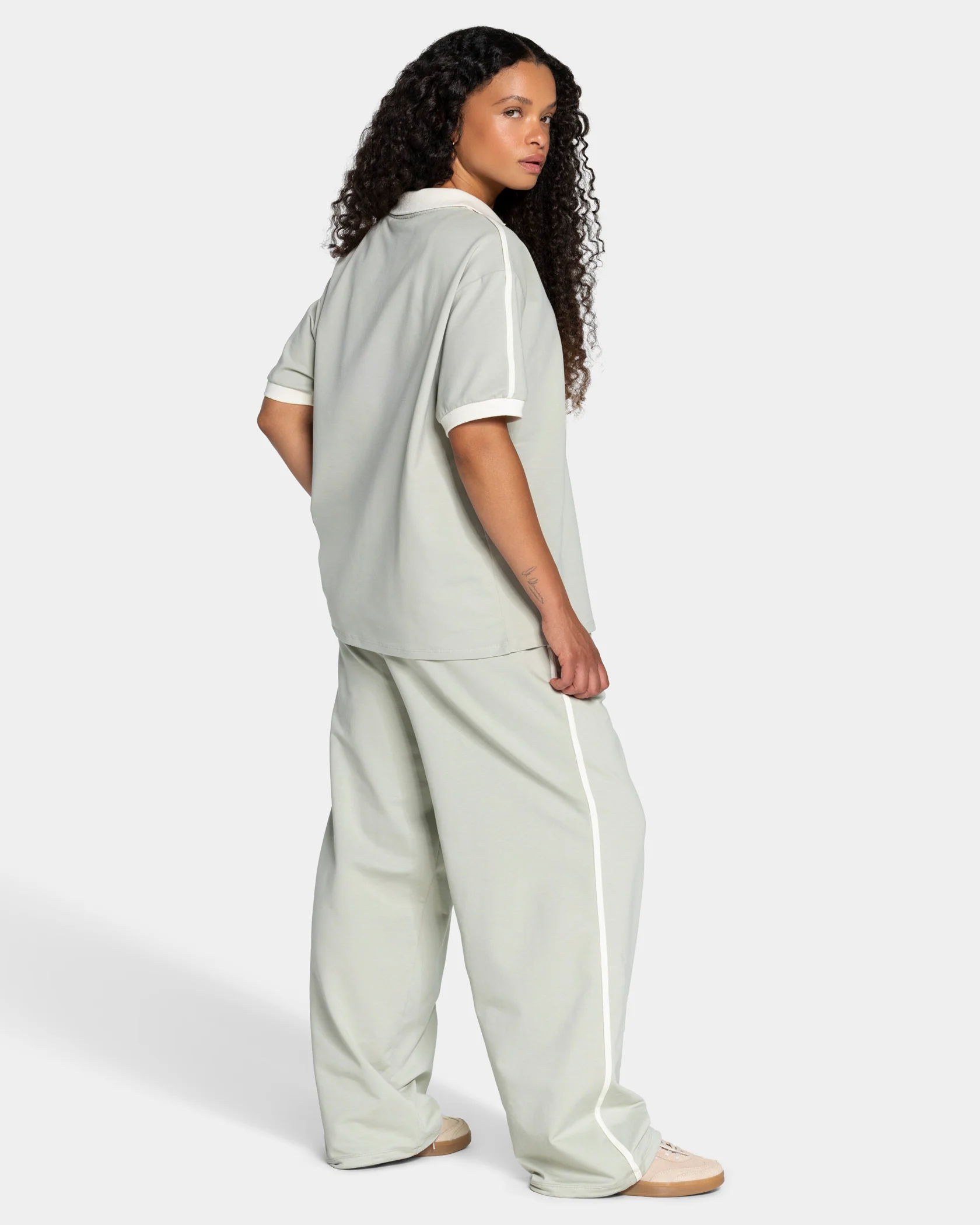 Soft Wide Leg Jogger Tall "Pistachio" - Image 5