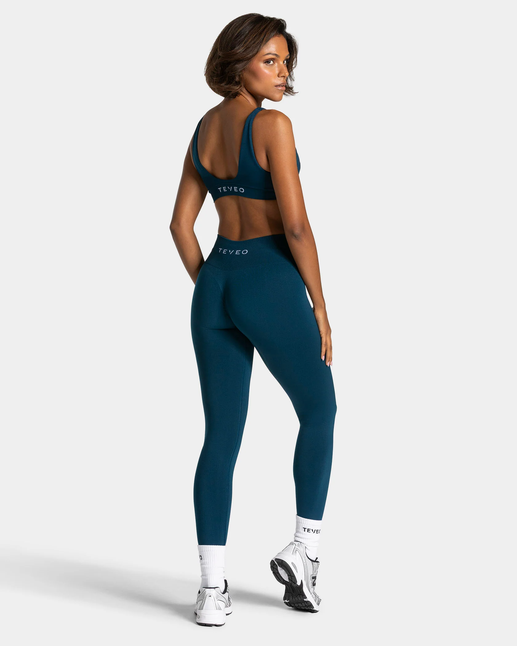 Timeless Pro Covert Scrunch Leggings "Dark Teal" - Image 5