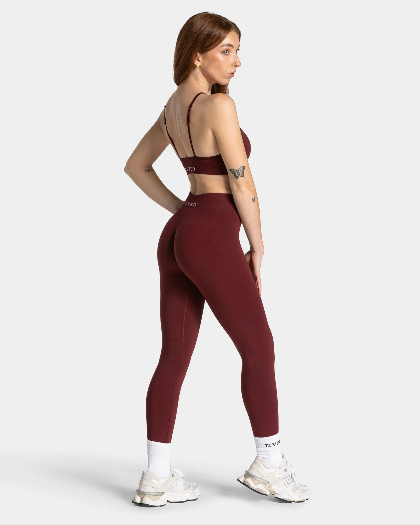 Timeless Pro Covert Scrunch Leggings "Weinrot" - Image 5