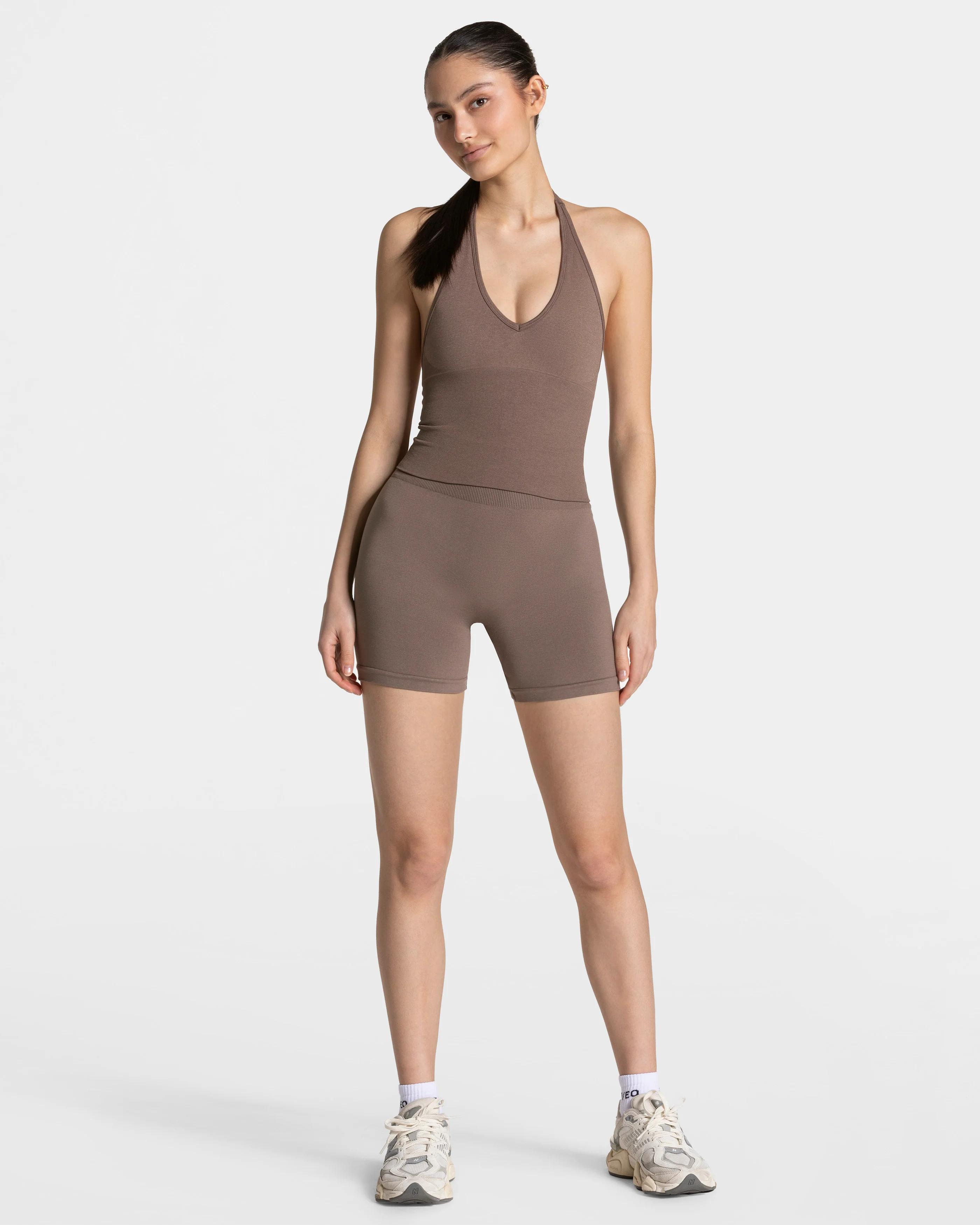 Timeless Pro Neckholder Top "Mokka" - Image 3