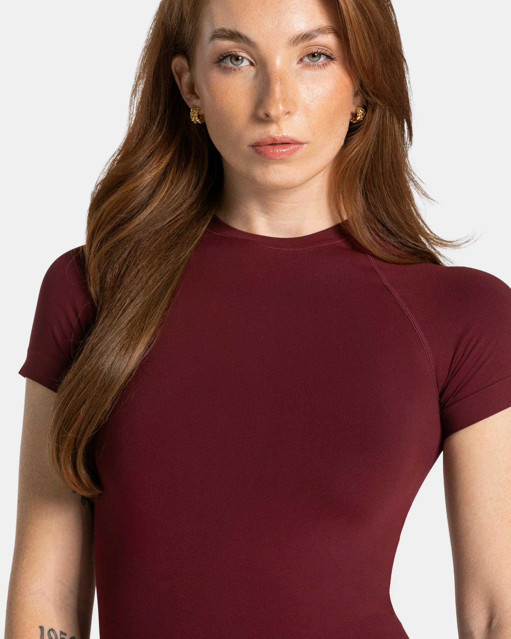 Timeless Pro T-Shirt "Weinrot" - Image 4