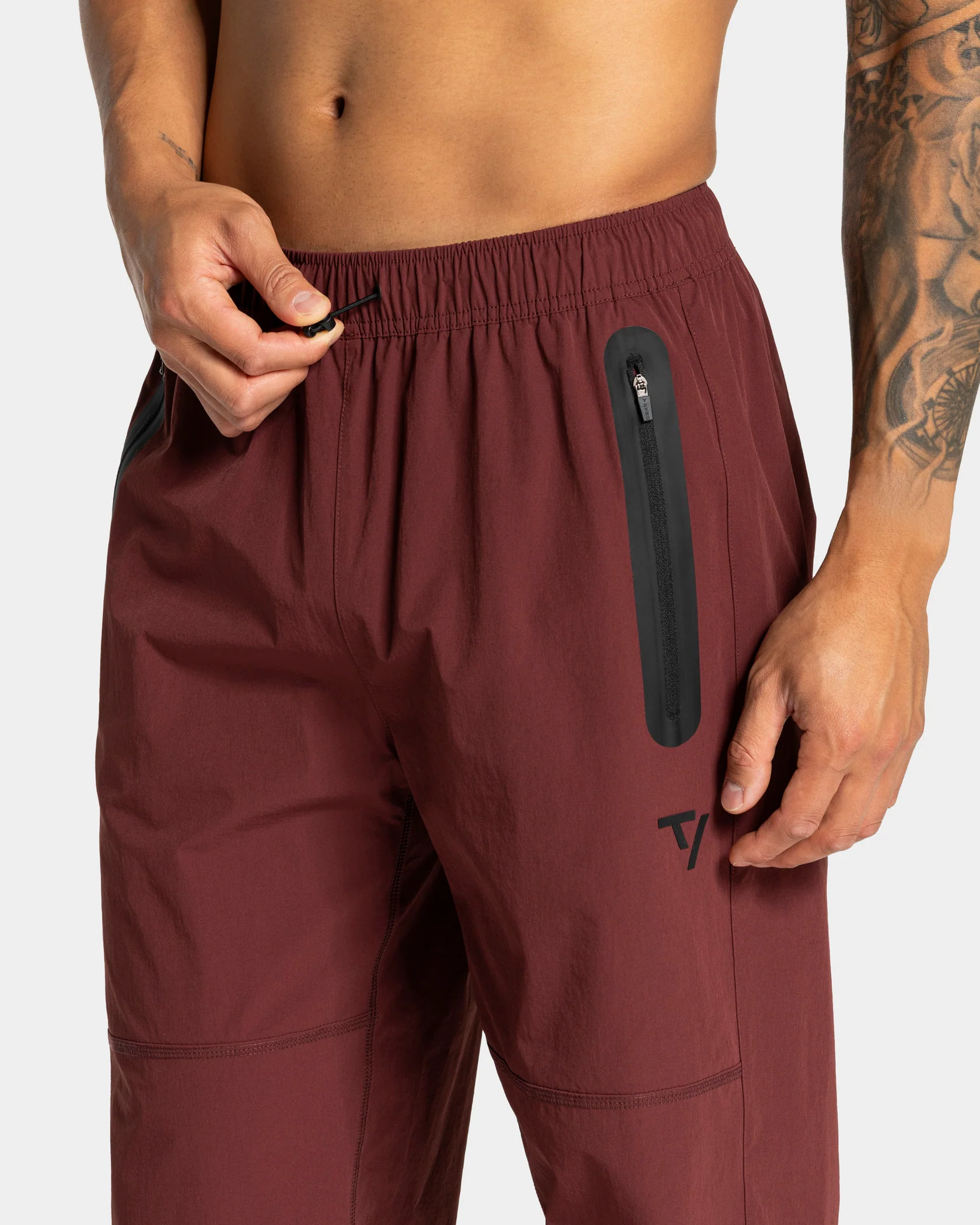 Workout Pumper Pants "Merlot" - Image 4