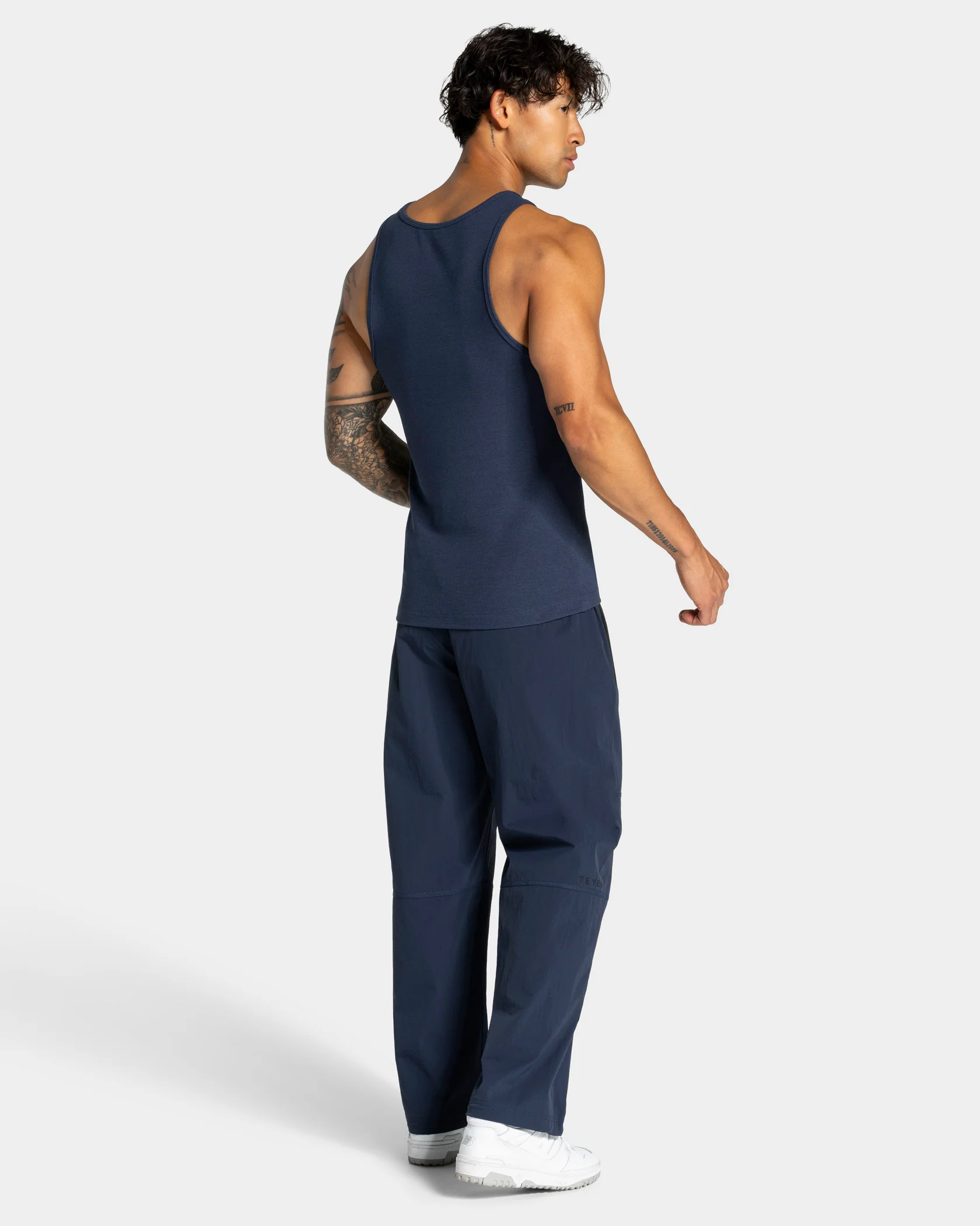 Workout Ribbed Tank "Midnight" - Image 5