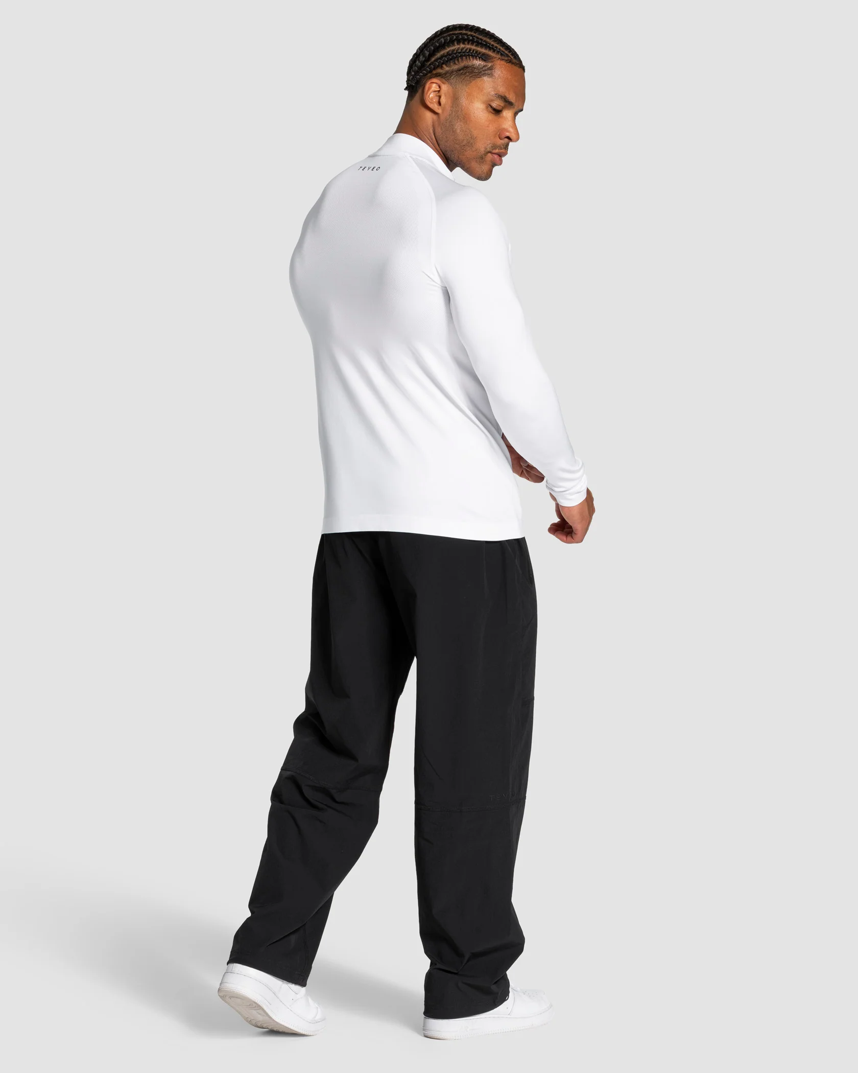 Workout Seamless Half Zip Longsleeve "Weiß" - Image 5