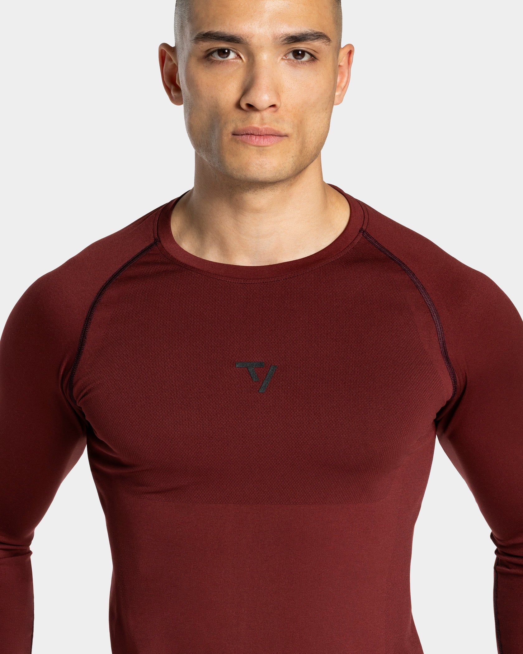 Workout Seamless Longsleeve "Merlot" - Image 4