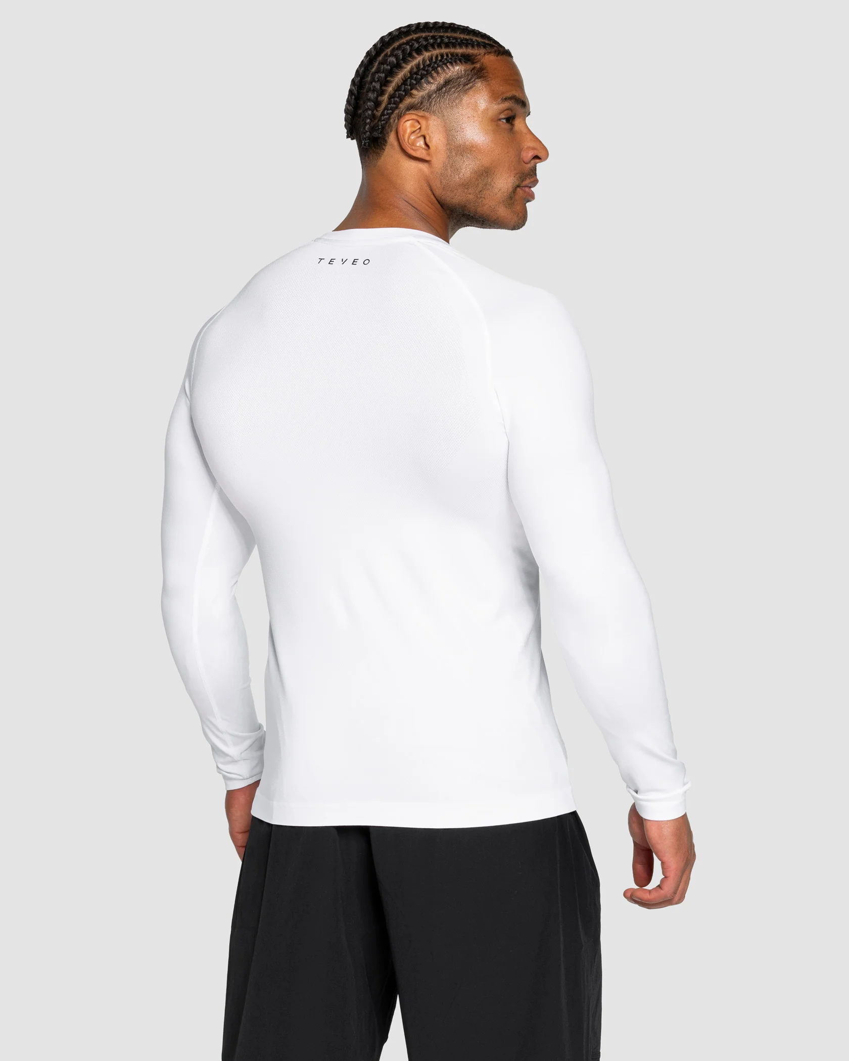 Workout Seamless Longsleeve "Weiß" - Image 2