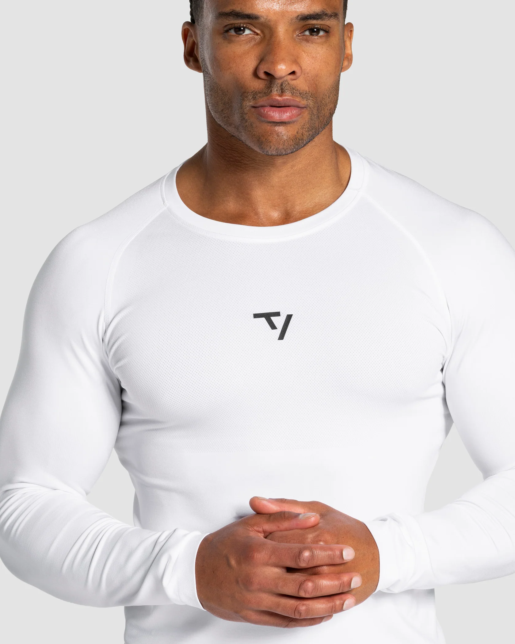 Workout Seamless Longsleeve "Weiß" - Image 4